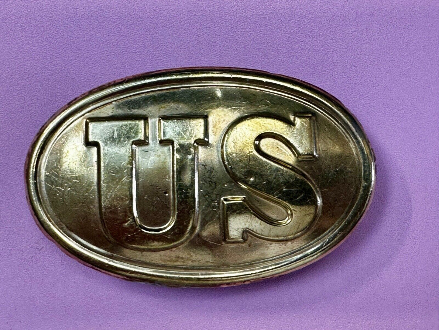 US Civil War Union Infantry Enlisted Soldier Replica Belt Buckle - see markings