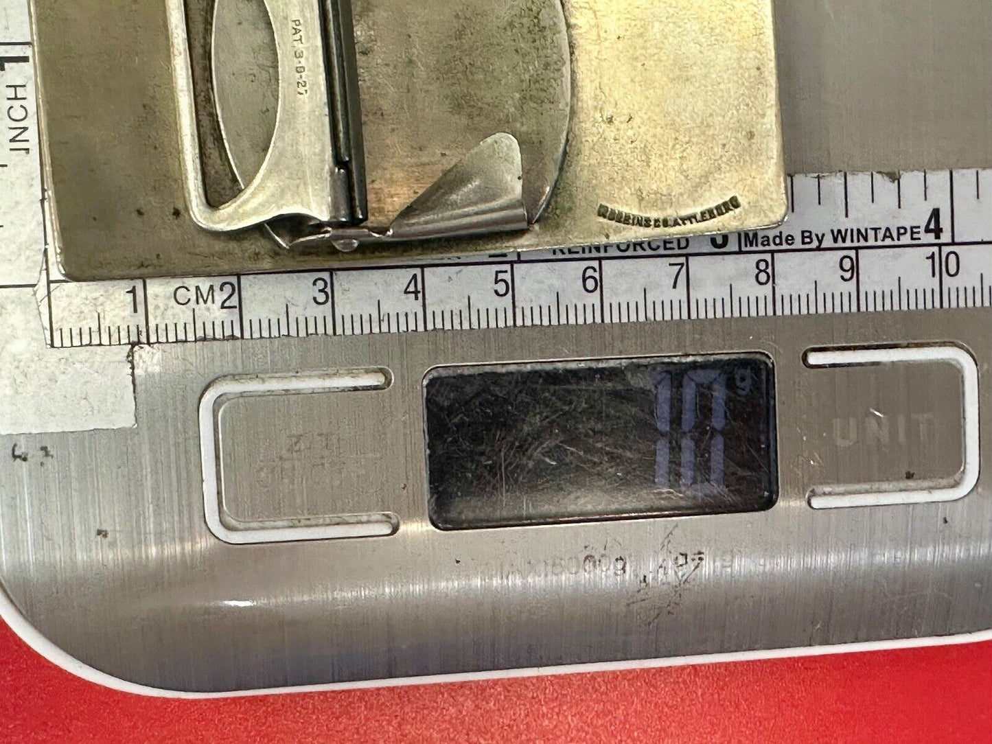 University of Oregon - Eugene Antique 1940's ROBBINS Co Attleboro Belt Buckle