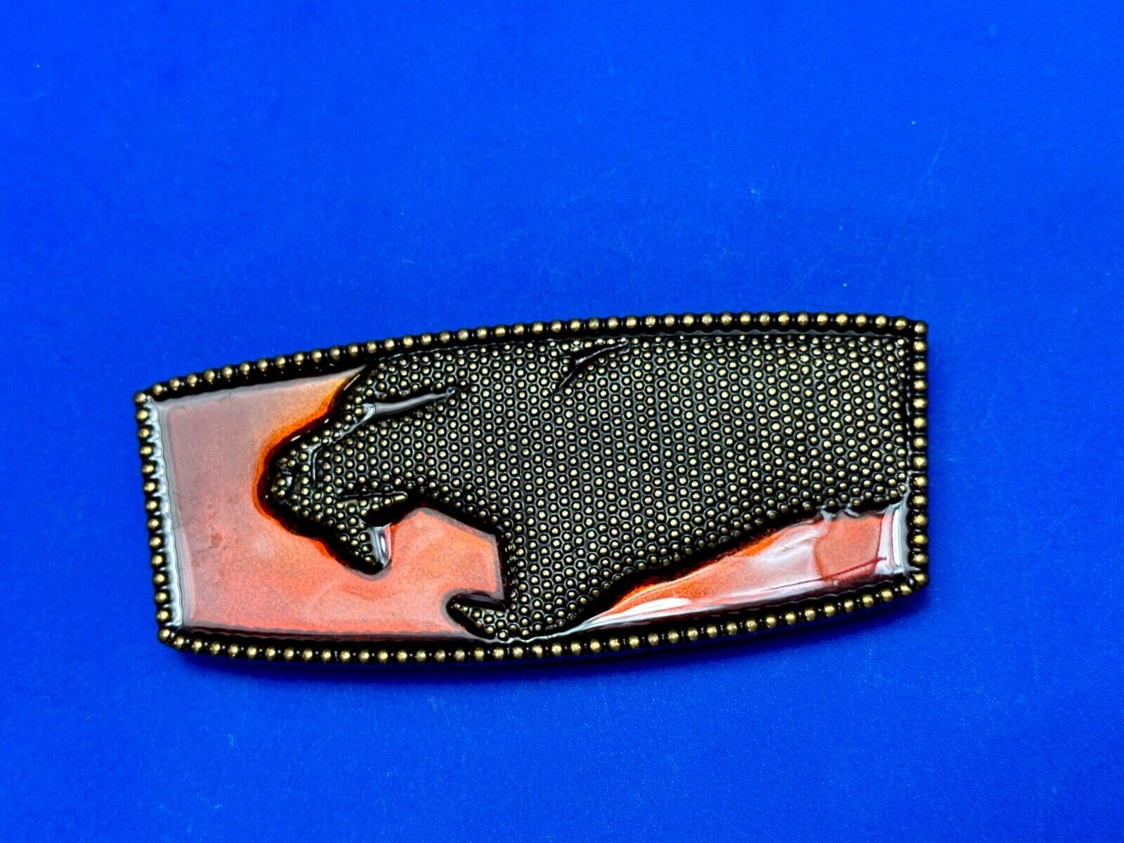 arge 5" Wide Thundercats logo? Cat, tiger attack rectangular belt buckle