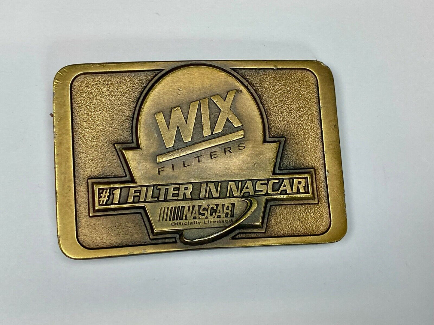 **Wix** The #1 Filter In Nascar Air & Oil Filters Company Belt Buckle