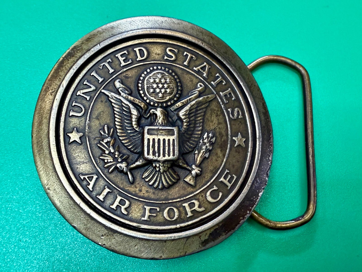 United States Air Force Vintage 1977 Limited Edition Great American Belt Buckle