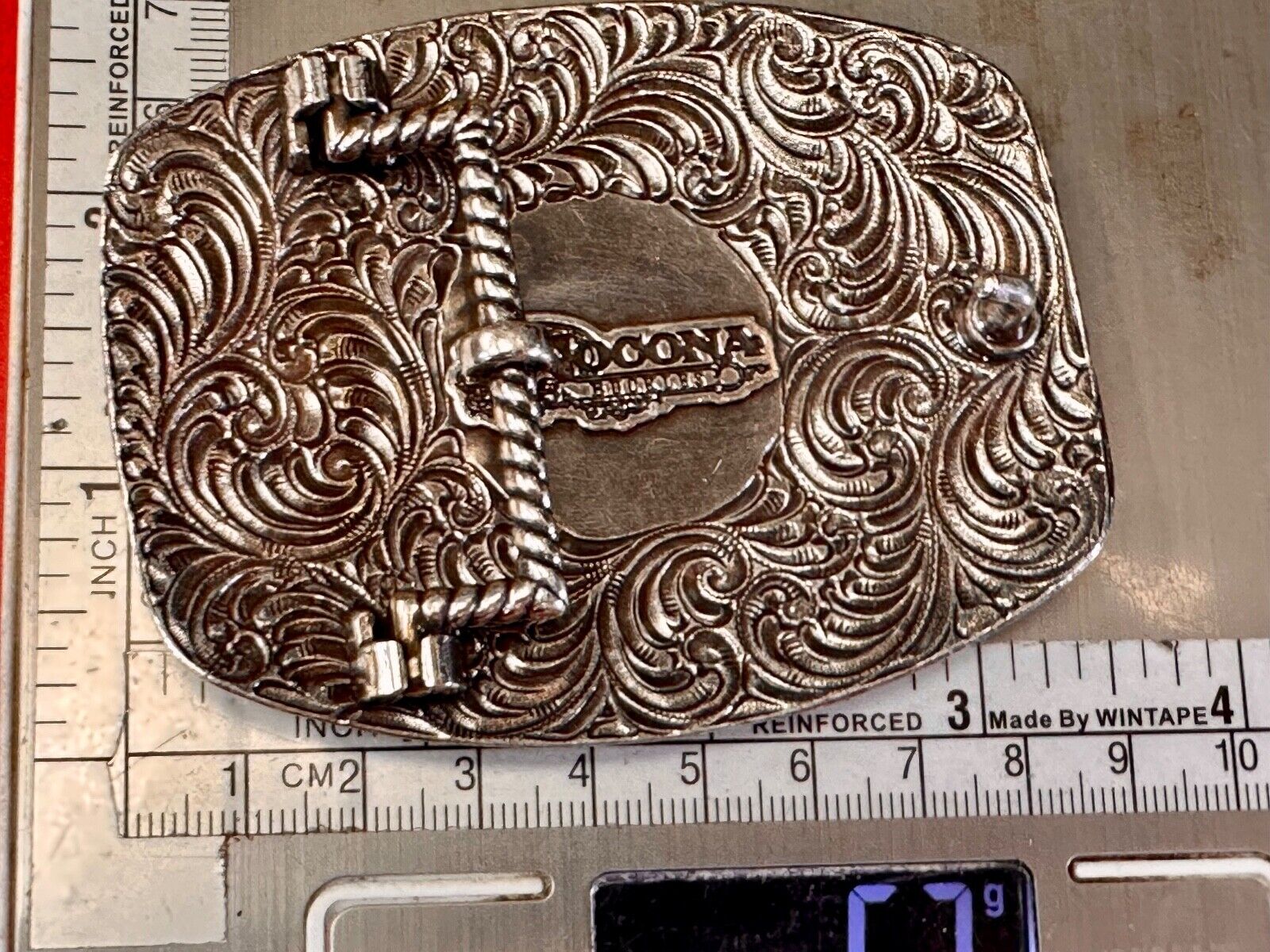 The Longhorn cow steer - cowboys cowgirls western belt buckle by Nocona