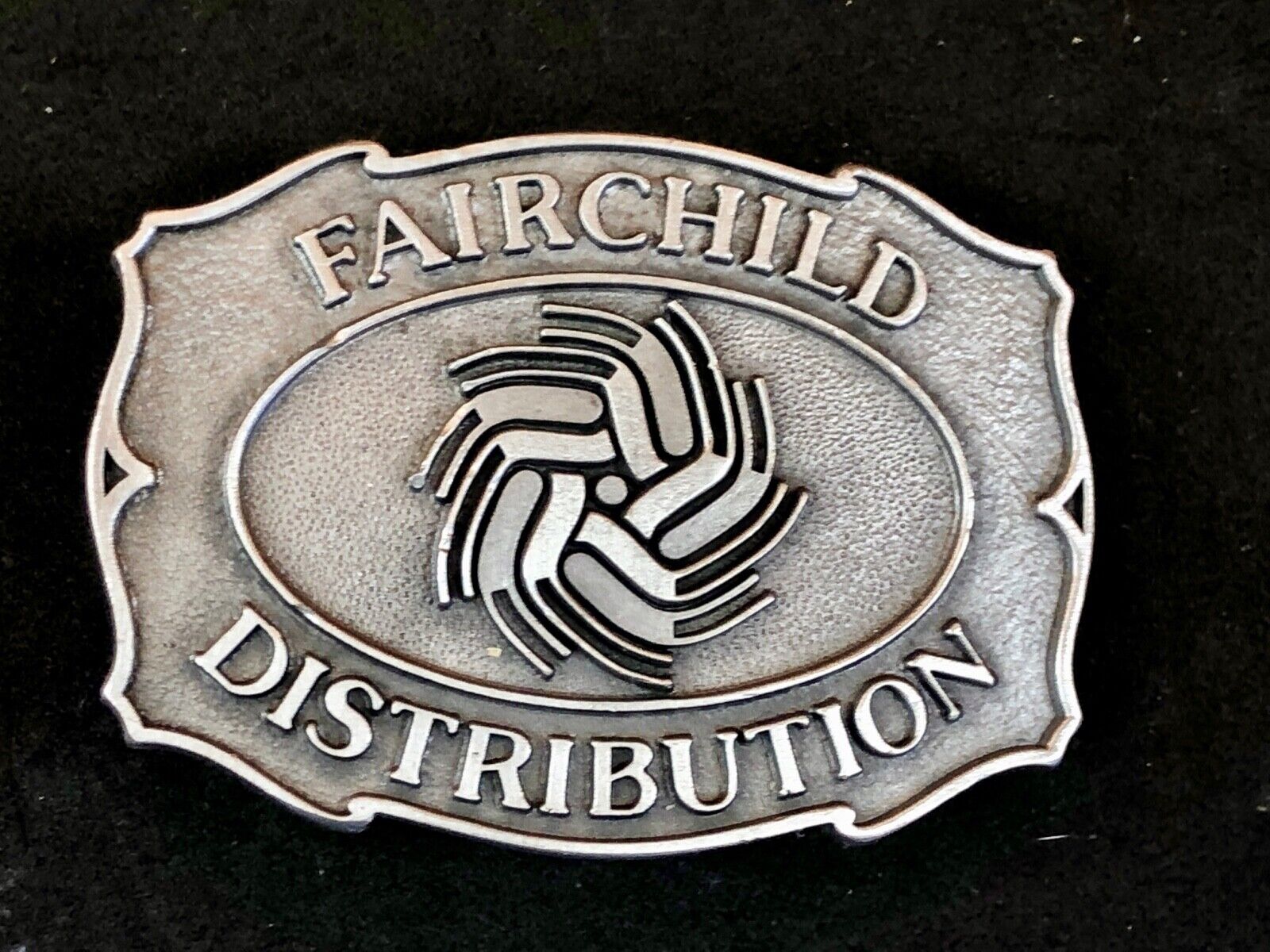 Vintage Fairchild Distribution belt buckle 
