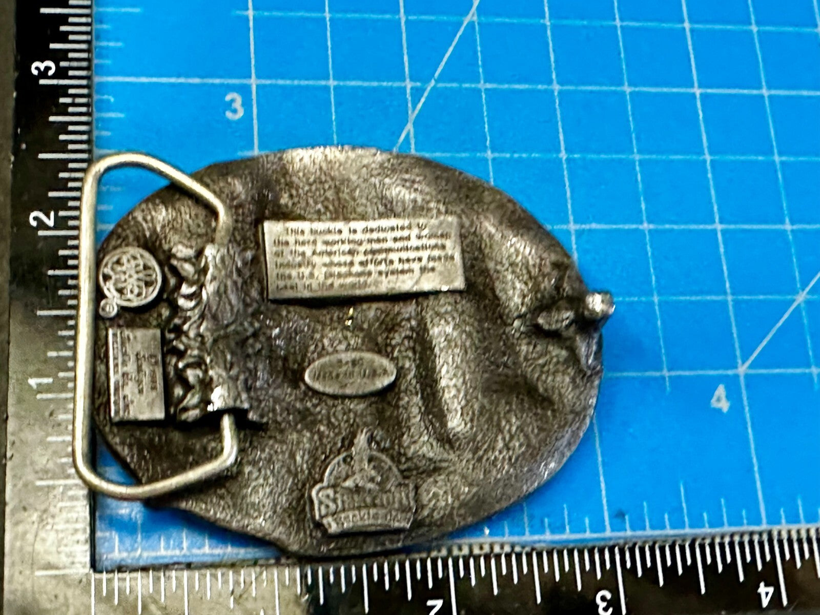 Telephone Lineman Line Electrical Worker Commemorative 1988 Siskiyou Belt Buckle