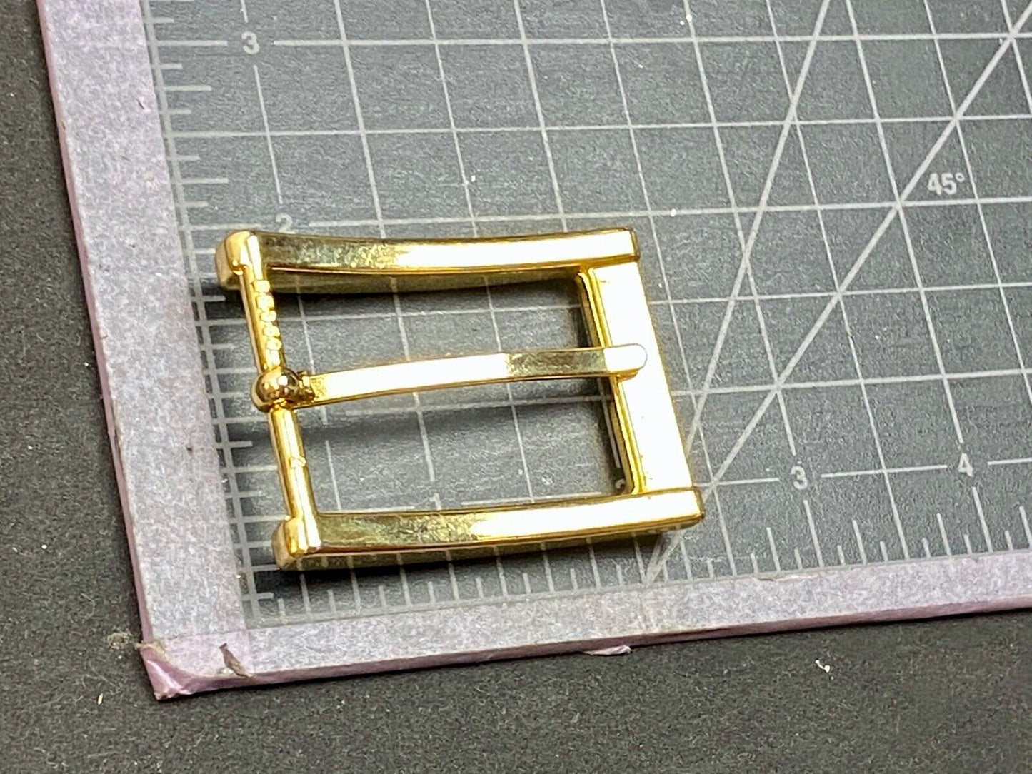 Vintage gold tone BE350 replacement belt buckle