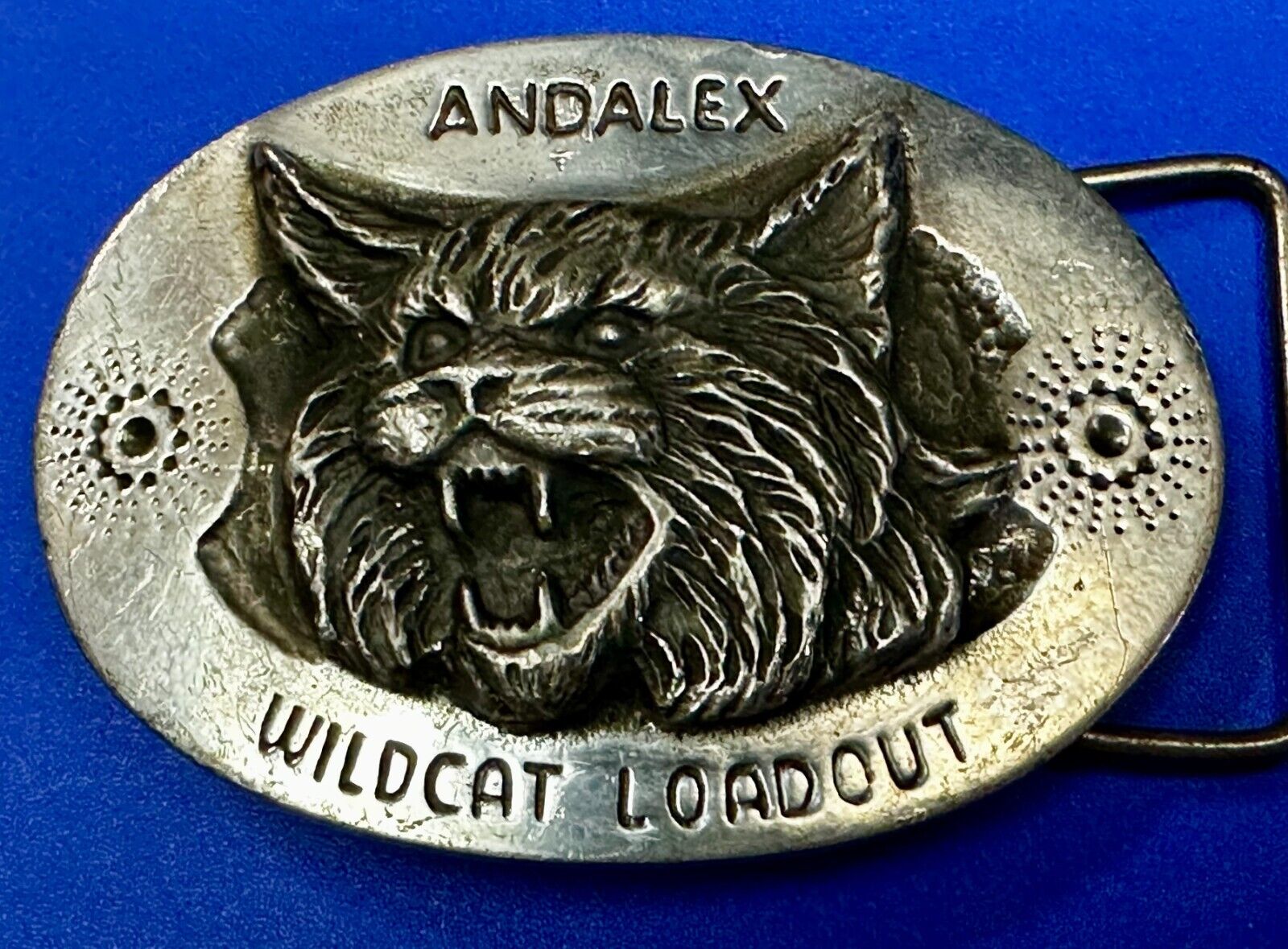 Andalex Wildcat Loadout Vintage Belt Buckle by Sculpture Artist Gary Frazen