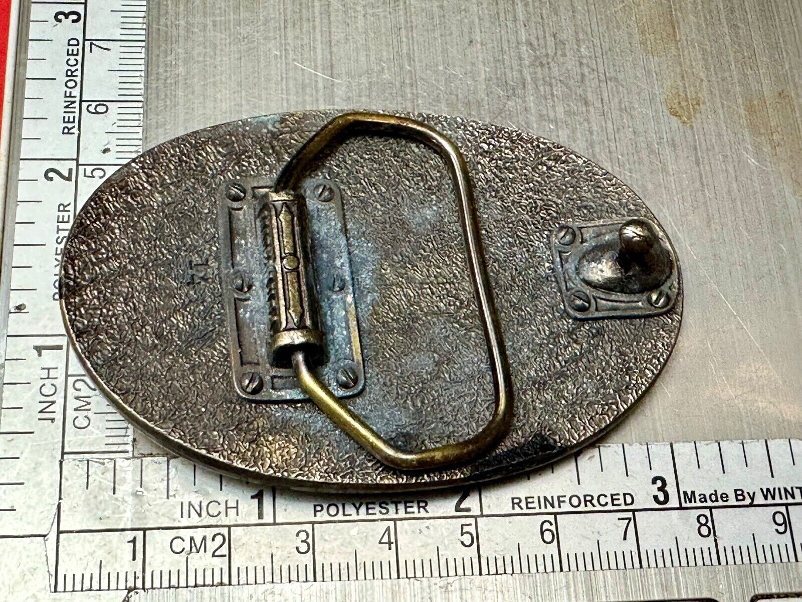 BASS  1992 25 years Bass Anglers Fishing Society commemorative belt buckle