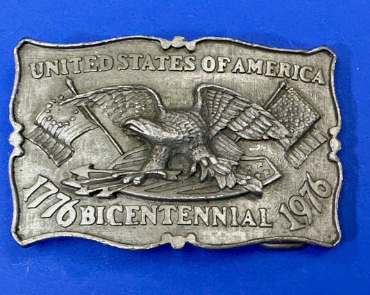 Swiss Miss Patriotic American Eagle  200 year Bicentennial Pride belt buckle