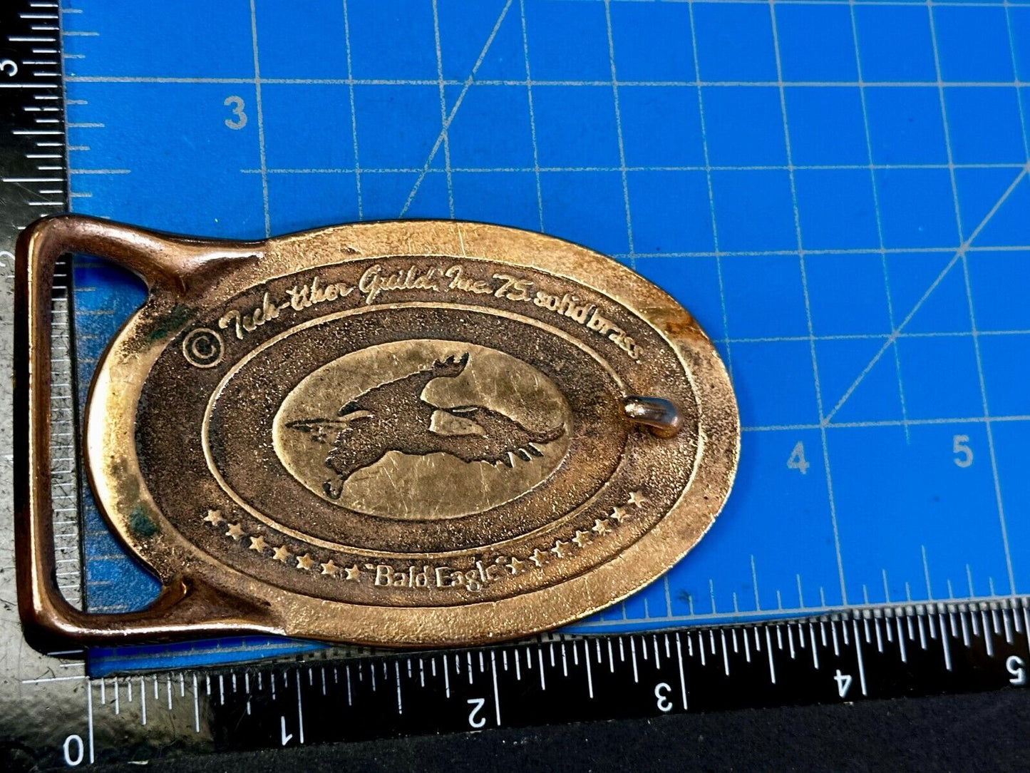 Tech Ether Guild The Eagle - Patriotic Vintage USA America Belt Buckle