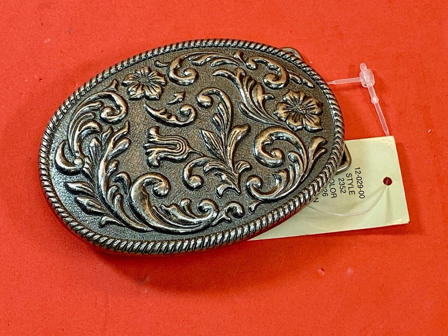 Amanda Smith Filigree western swirl belt buckle  size L $29 MSRP