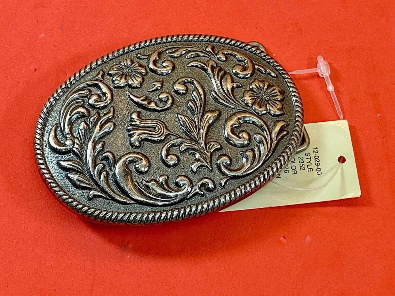 Amanda Smith Filigree western swirl belt buckle  size L $29 MSRP