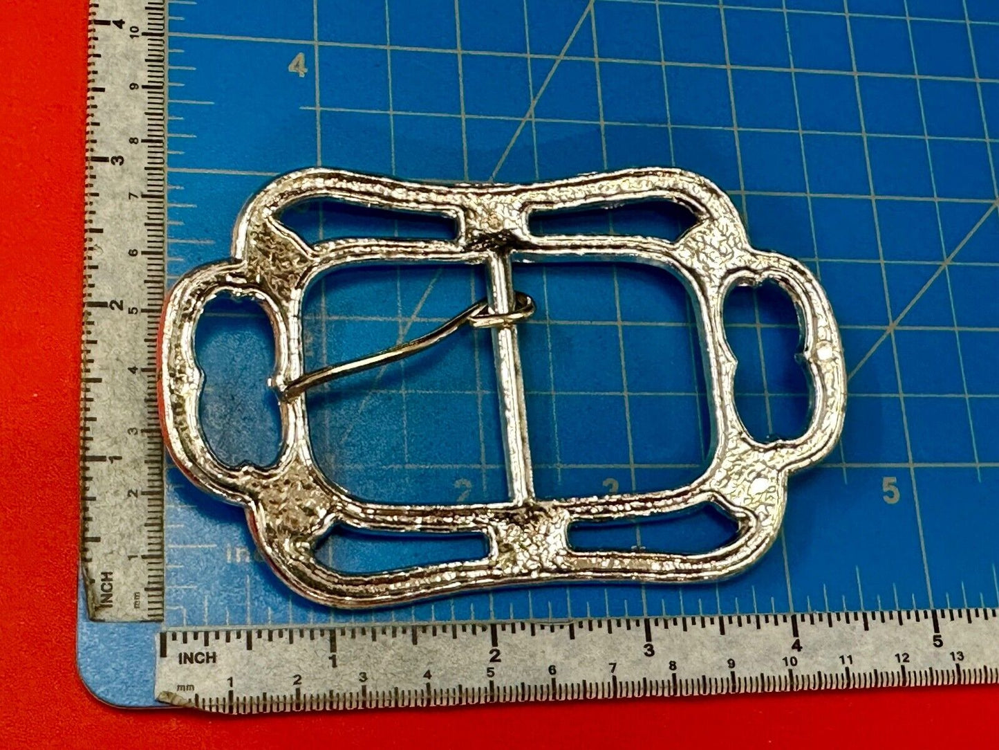 Unique Shape see through Replacement Metal belt buckle