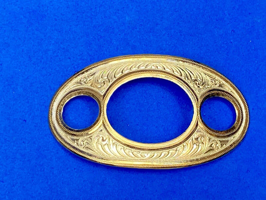 Unique Shape, Mixed Metal Western Flower Swirl Belt Buckle Scarf Shoe Purse Clip