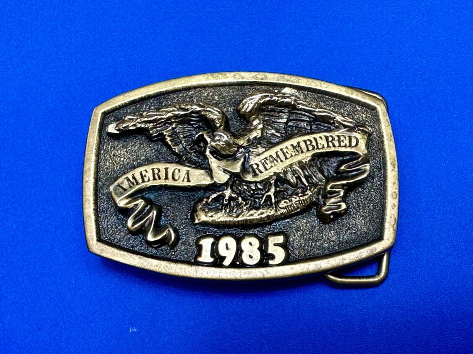 America Remembered - Park CITY  1985 belt buckle by Michael Ricker LIMITED NO 3