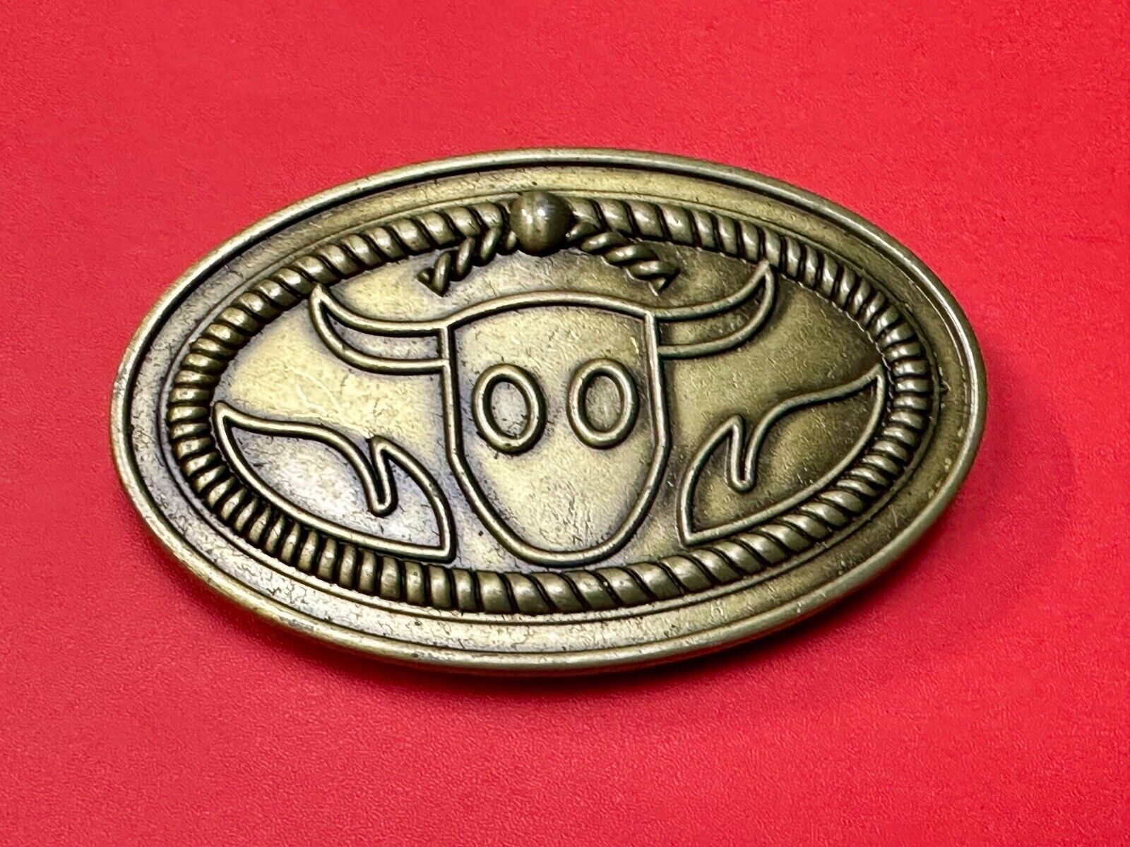 Abstract Western Texas longhorn Steer  rodeo cowboys CAR Saddle paper CLIP