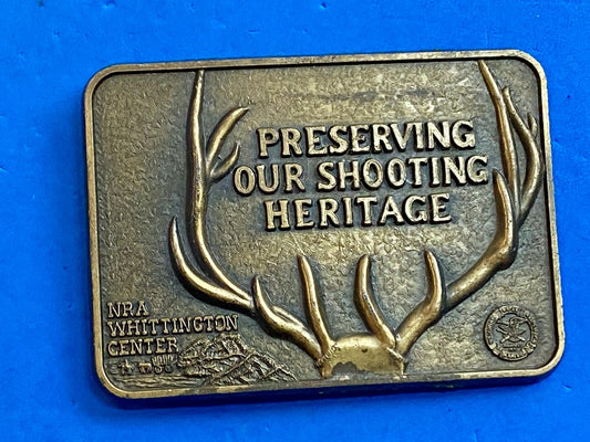 Belt Buckle Preserving shooting Heritage  Gun Owners National Rifle Association