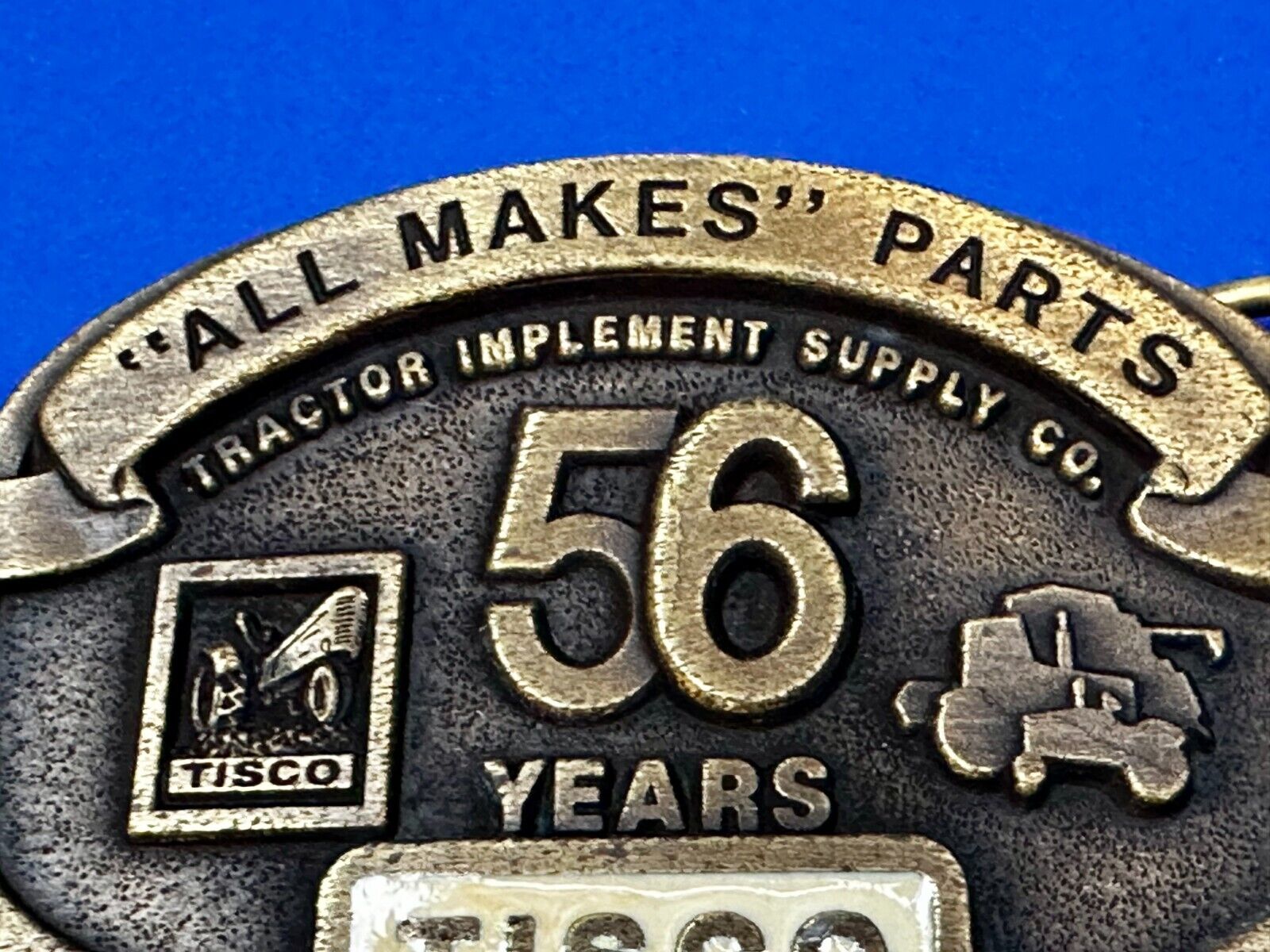56 Years TISCO Tractor Implement Supply company NOS Belt Buckle by Speccast