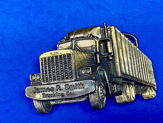 Vintage 1990 Semi Big Rig Truck Long Haulers Great American Belt Buckle Co