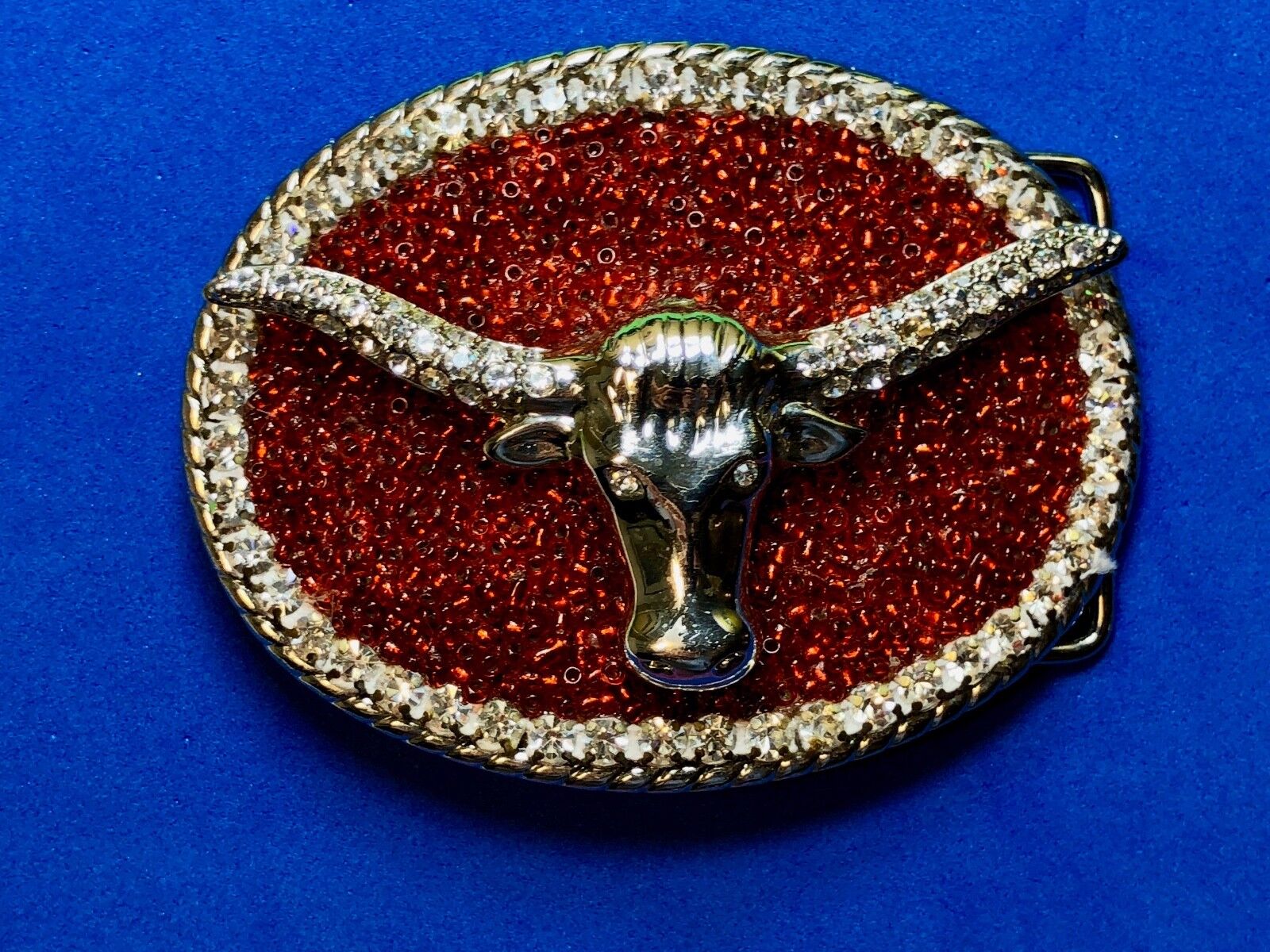 Artisan girly girls buckle and belt CHUNKY Artisan western longhorn CowGirl 