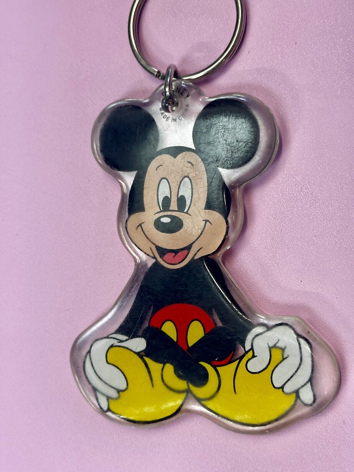Adorable Mickey Mouse Disney Souvenir Keychain, Key Chain Ring