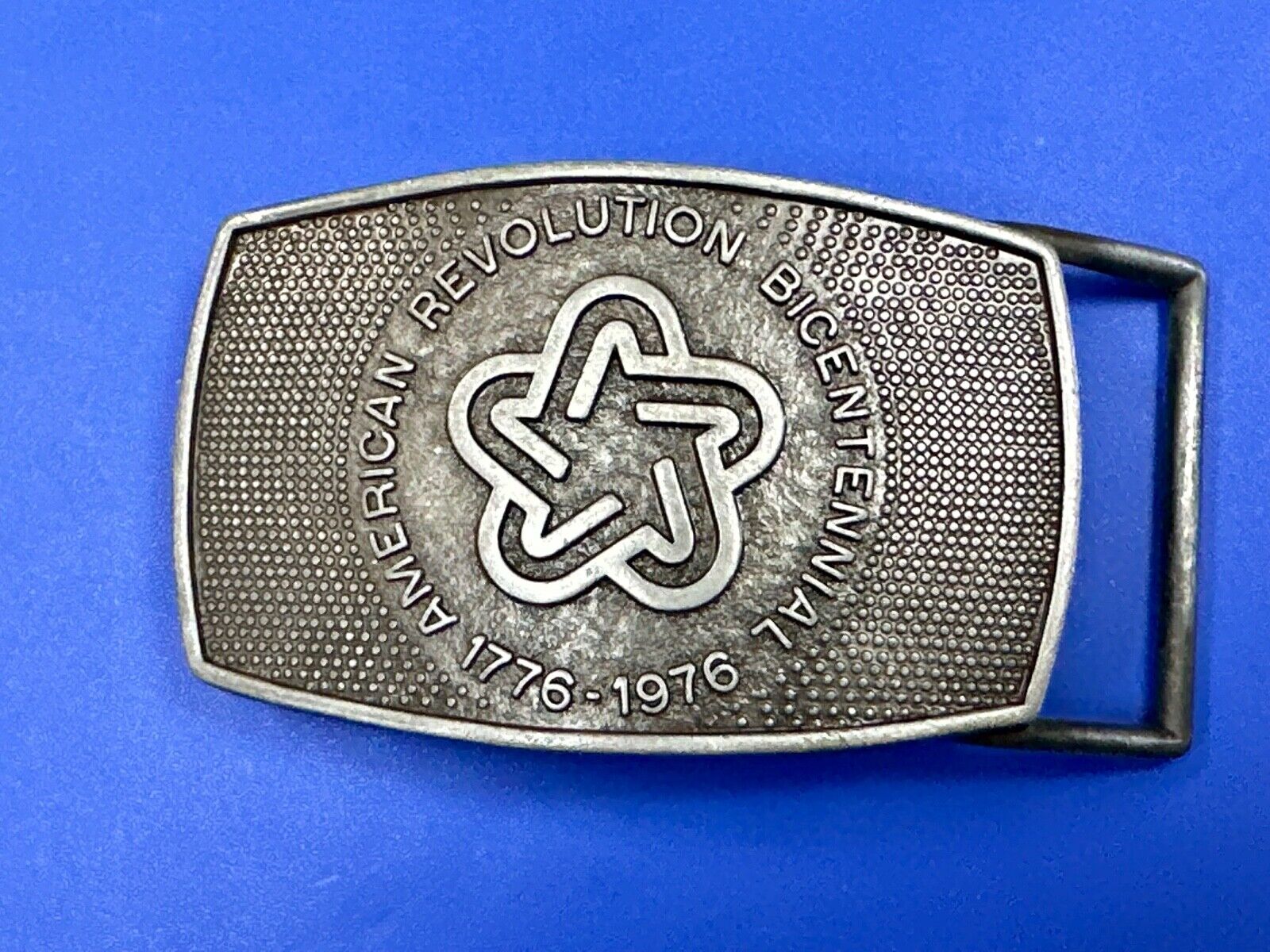 American Revolution Bicentennial Celebration Patriotic Vintage 1976 belt buckle