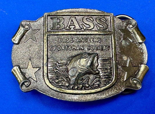 BASS Fishing Anglers Sportsman's Society Club 0 Great American Belt buckle Co