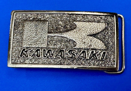 Kawasaki Motorcycles Bikes MM Limited USA 1975 Belt Buckle
