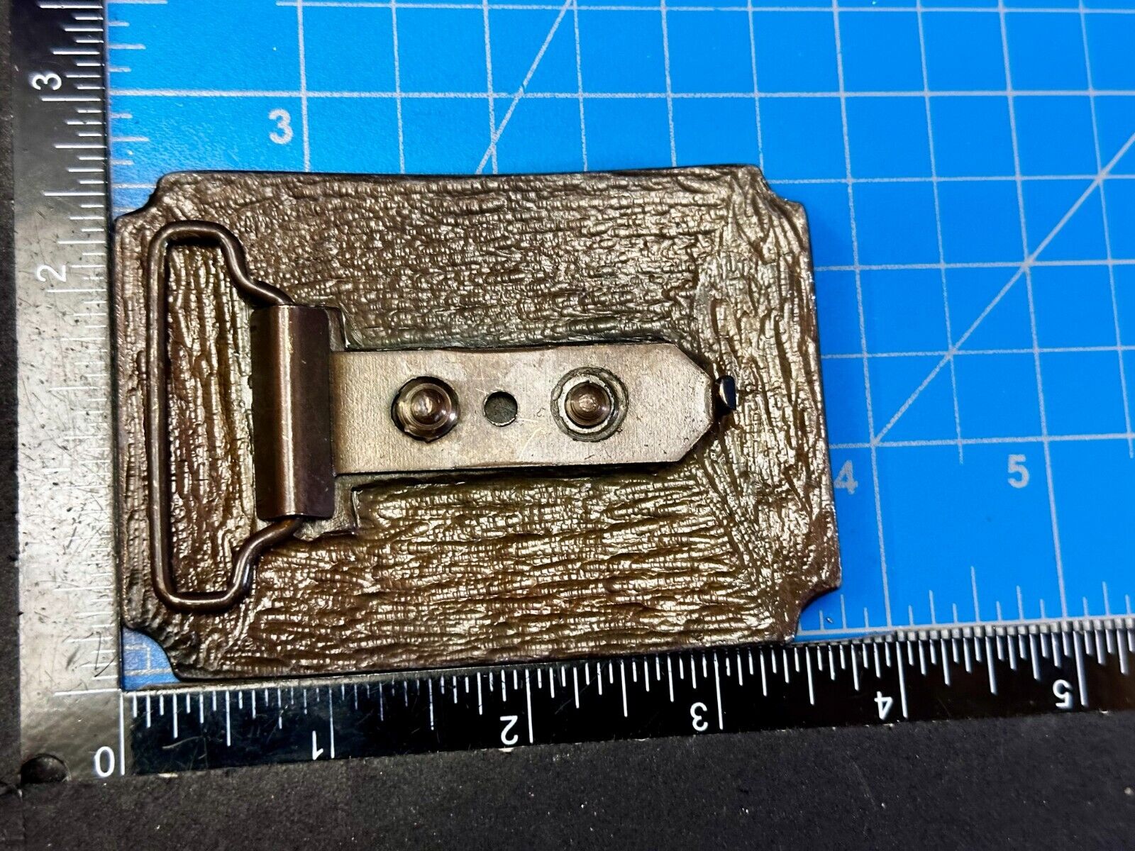 Amoco Oil Tall in the Saddle Wagon Brass Tone Western Cowboy Horse Belt Buckle