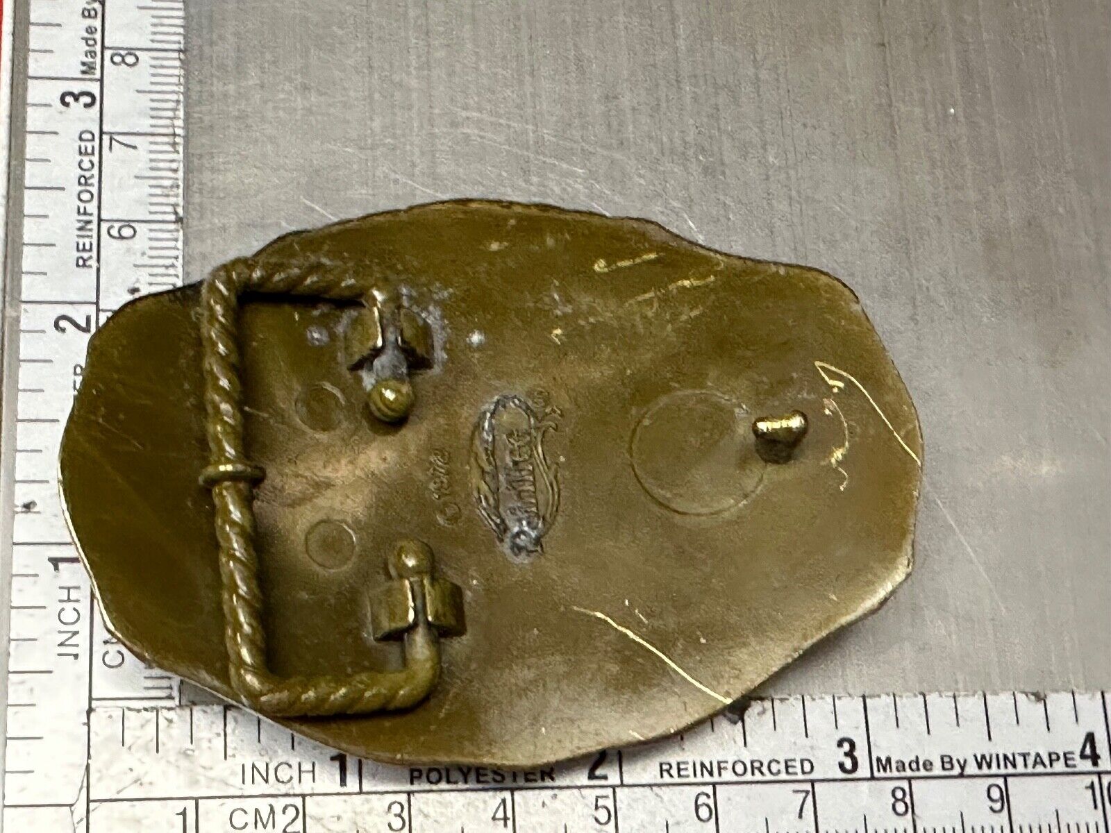 ANHEUSER BUSCH Vintage 1978 Beer Collectors Brewery Raintree Belt Buckle