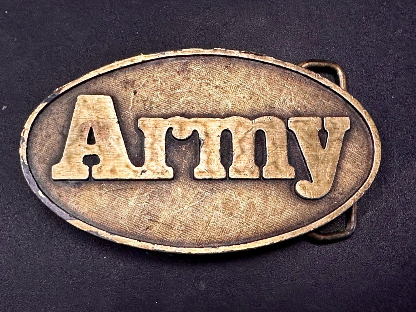 United States Us Army Recruitment Officers Award Vintage Belt Buckle