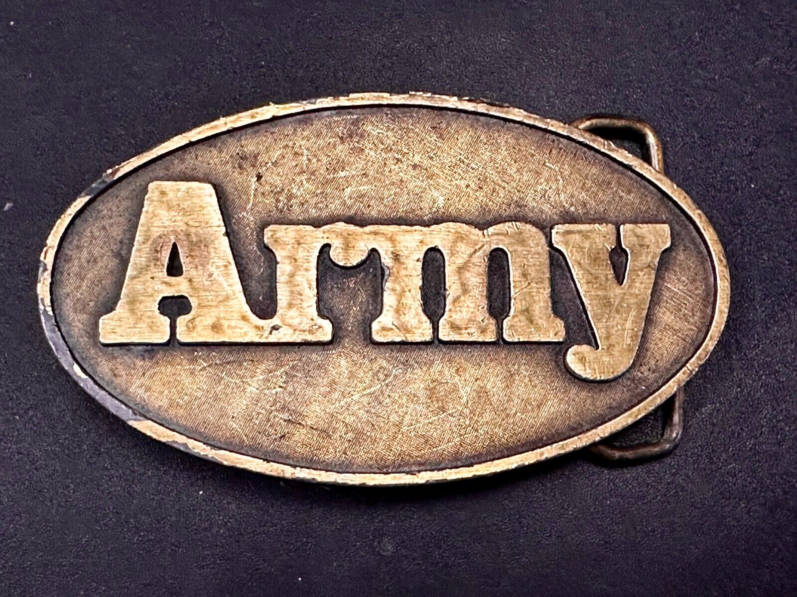 United States Us Army Recruitment Officers Award Vintage Belt Buckle