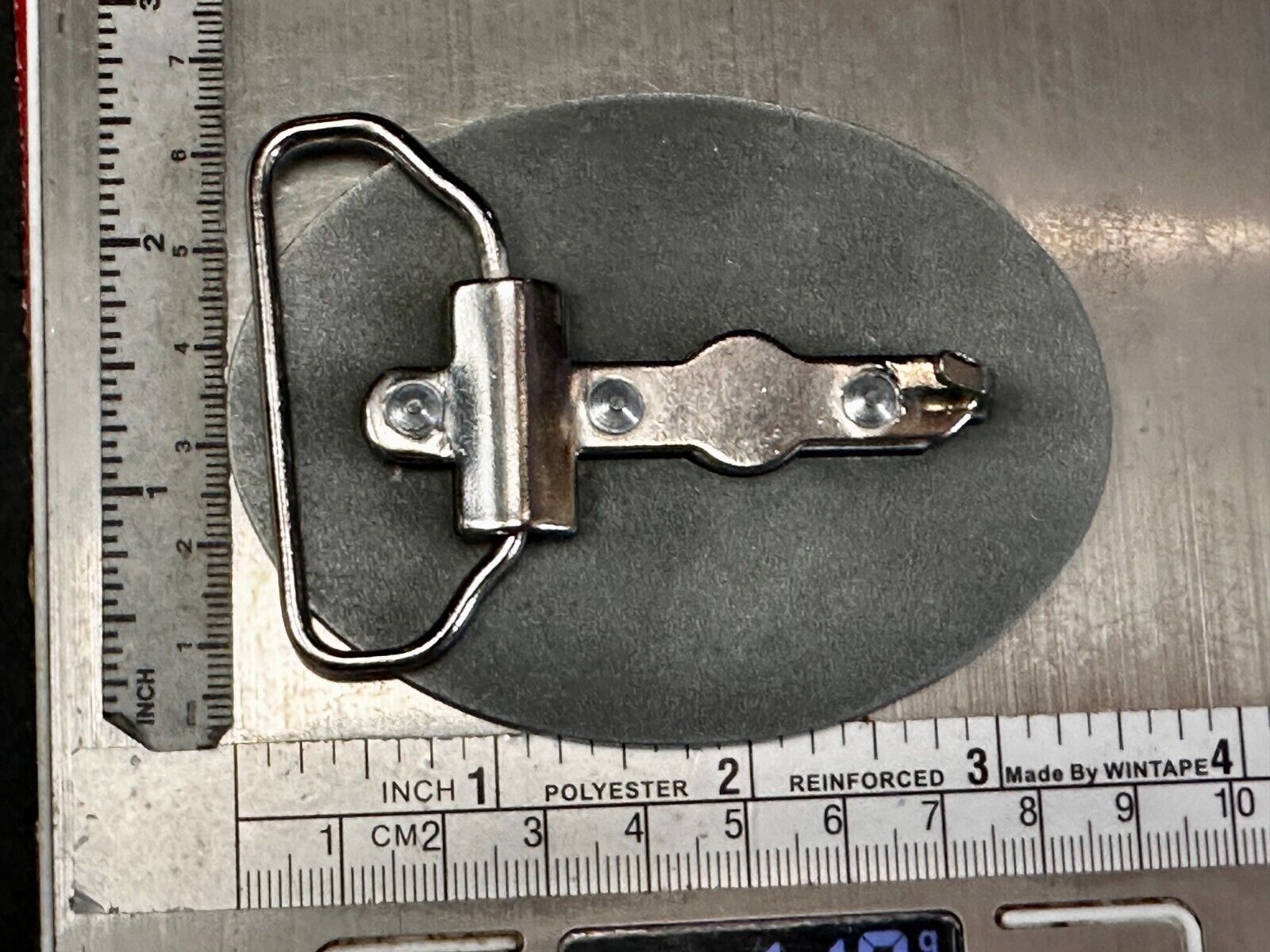 Gasparilla Horse Stallion W/ Sea Shells Green Enameled Accents Belt Buckle