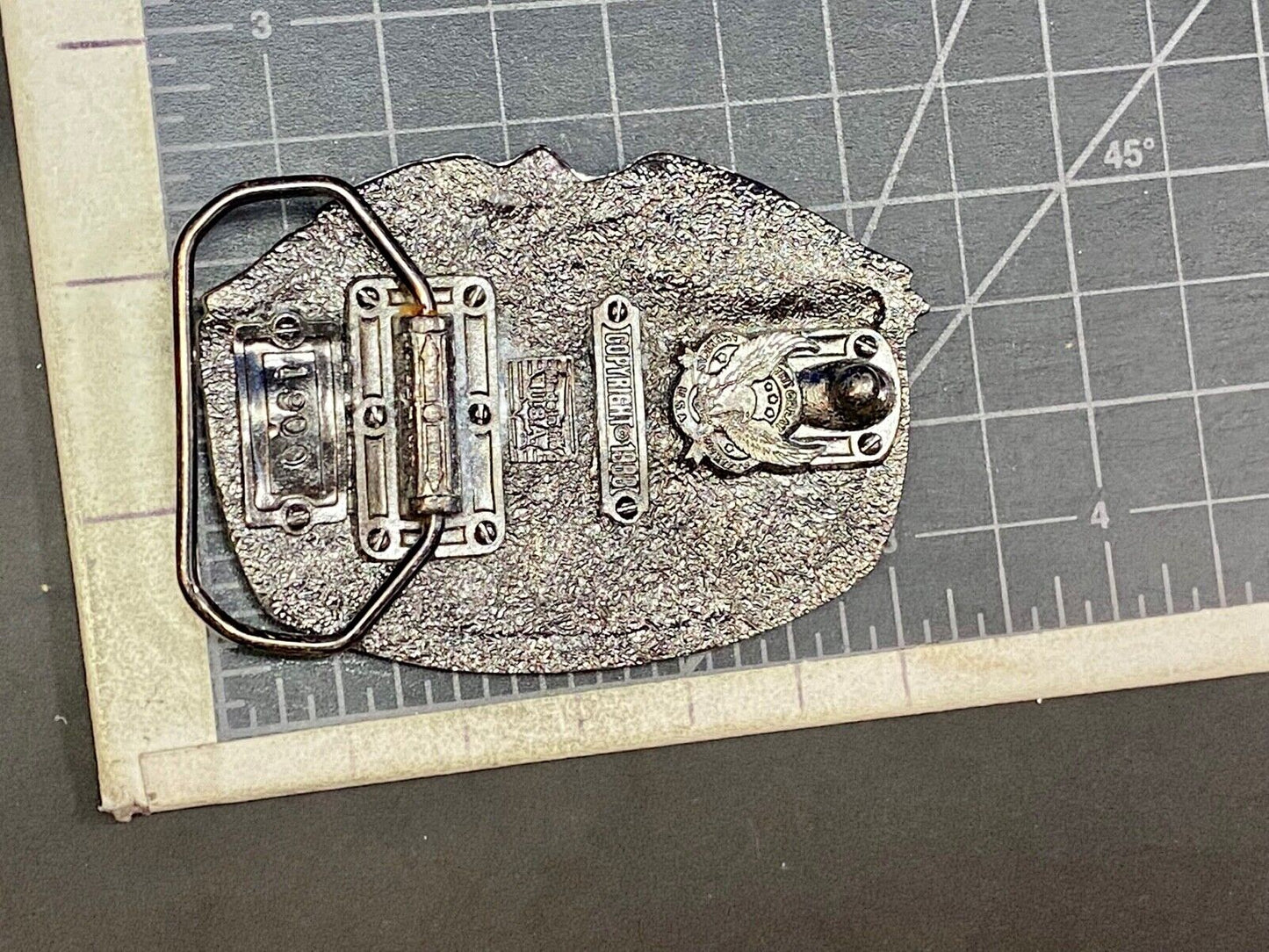 Usa Army World War Ww2 Veteran And Proud Of It! Great American Belt Buckle 