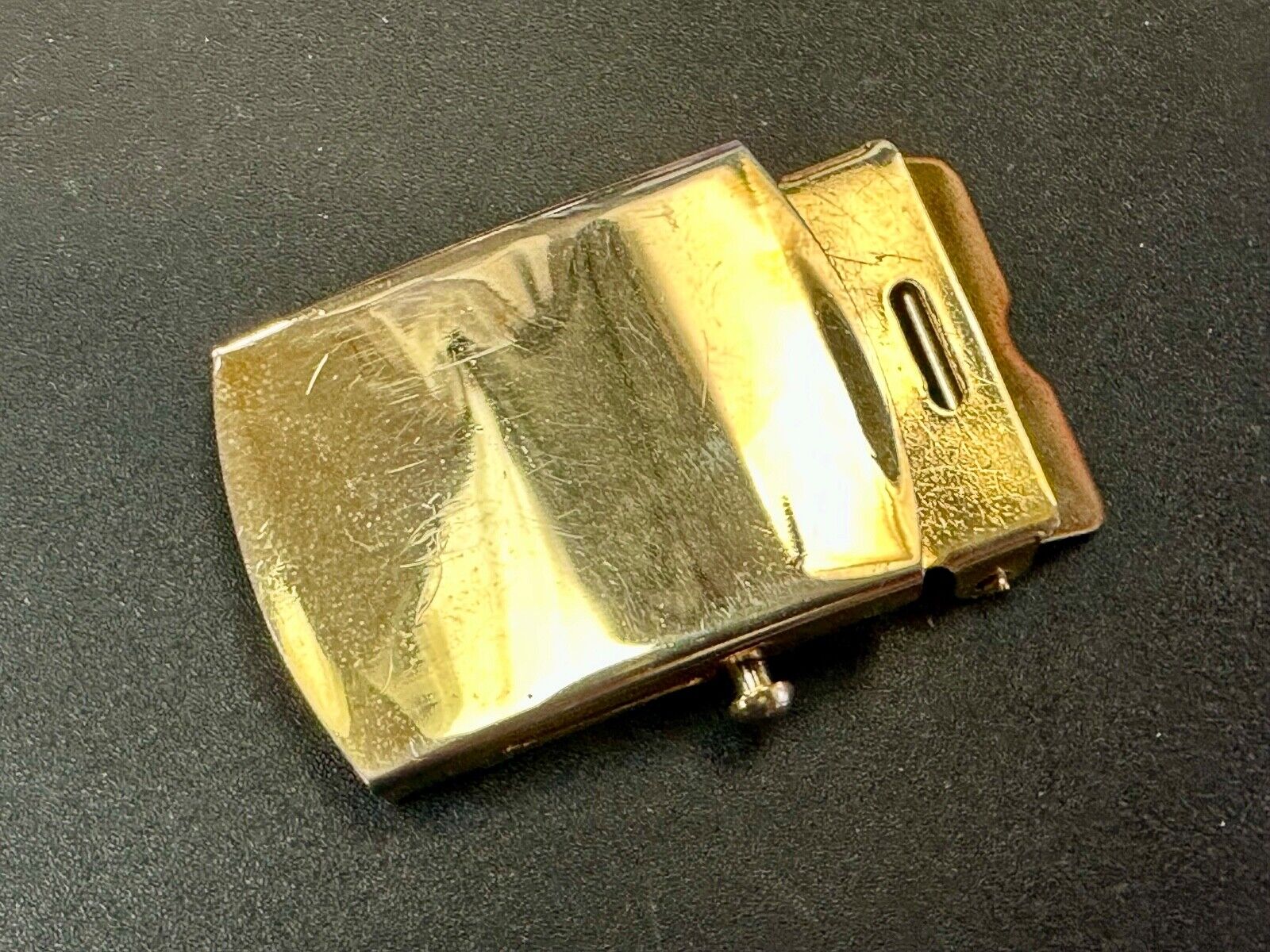 Vanguard V-21 USMC Marines Military Dress Solid Brass belt buckle MADE IN USA