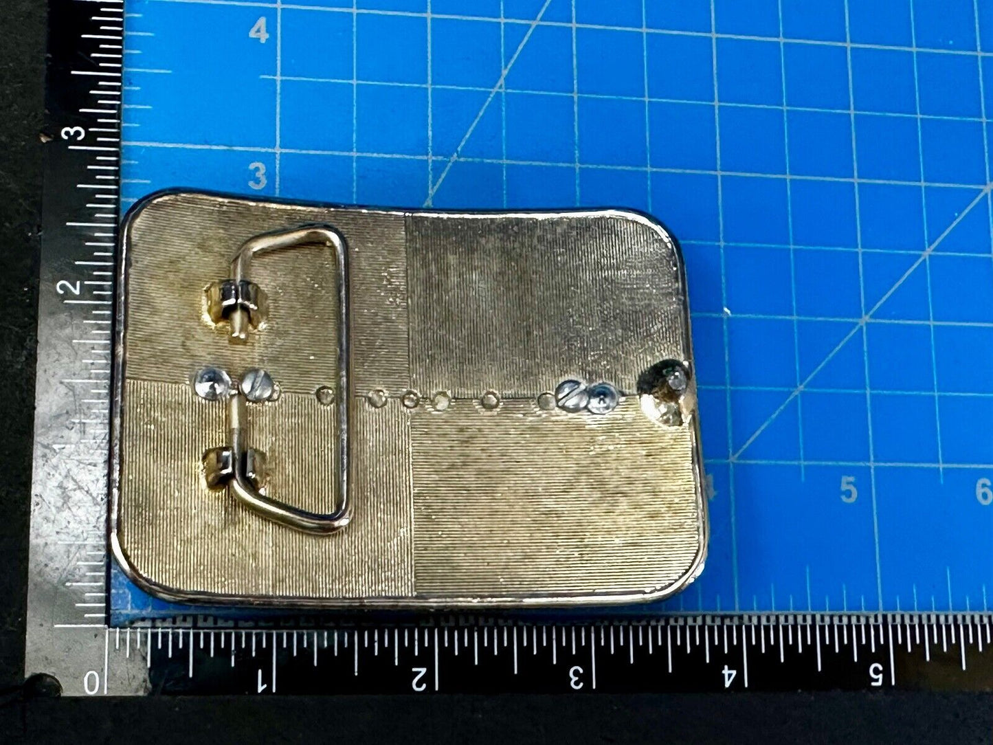 Us Air Force Fighter Jet as centerpiece in western Belt Buckle - or dollar coin