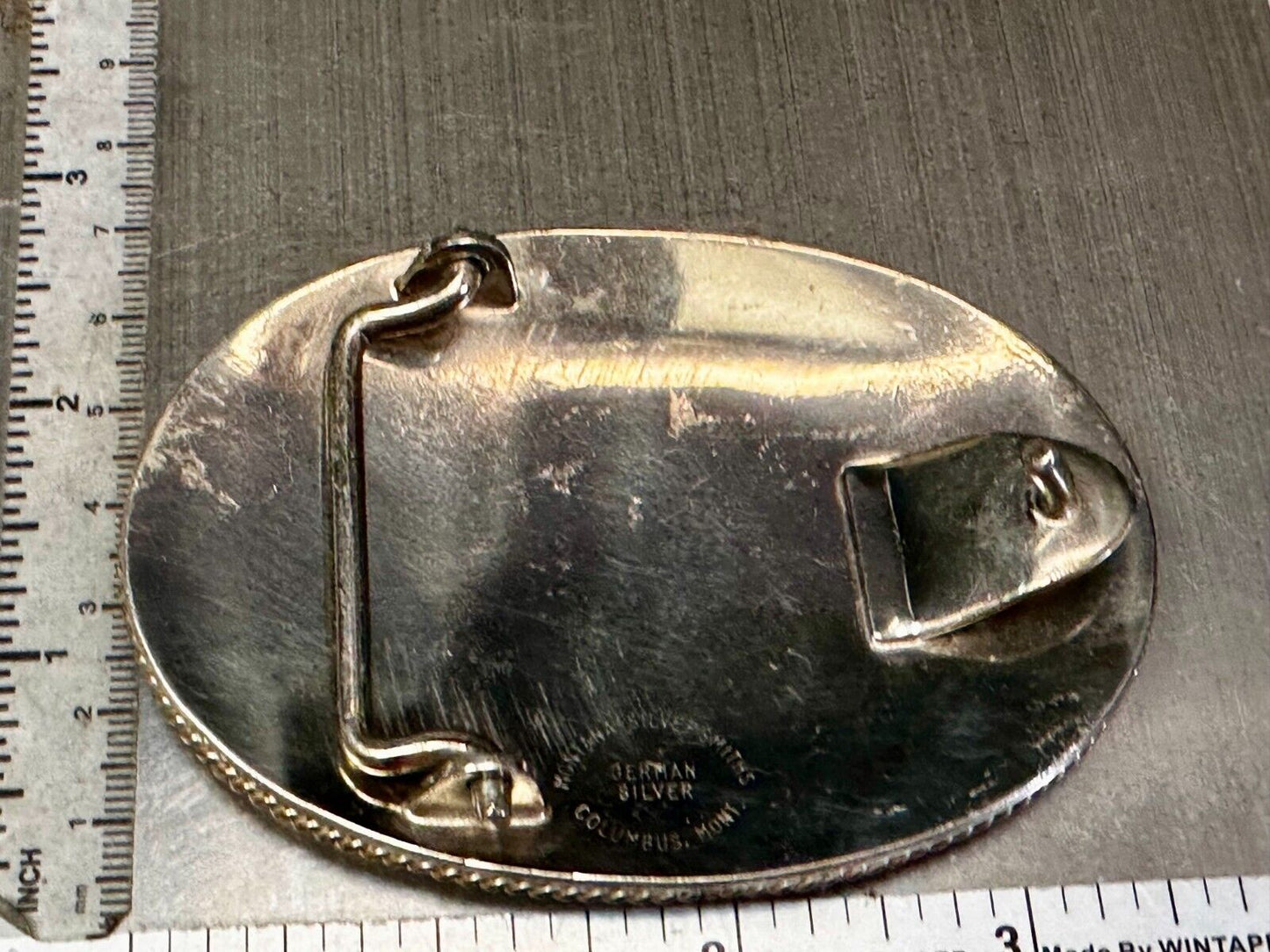 TT Thousand Trails Trophy Style Montana Silversmith Engravable Belt Buckle