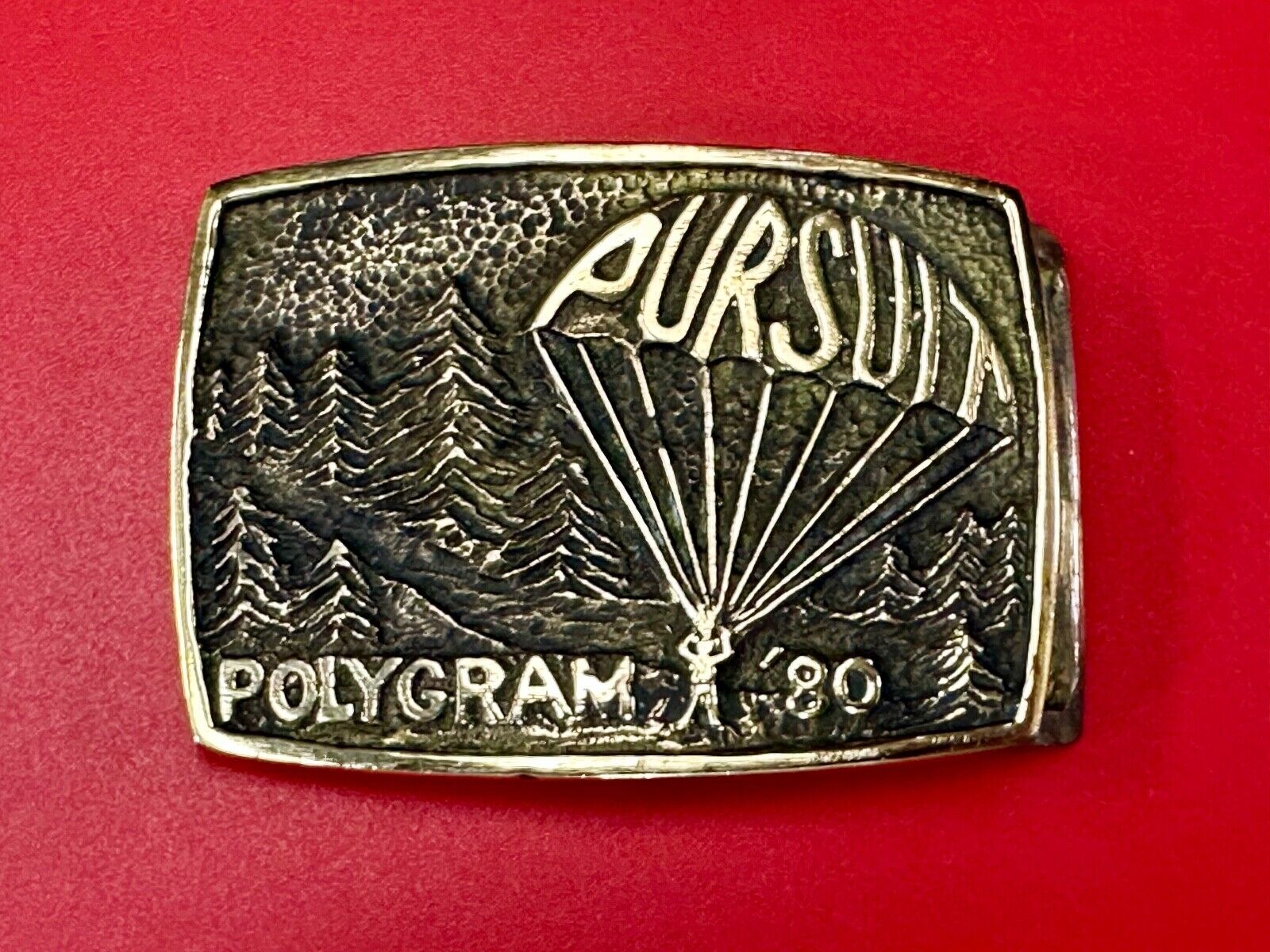 The Pursuit of DB Cooper Polygram 1980 Movie Cast Collectable Gift belt buckle