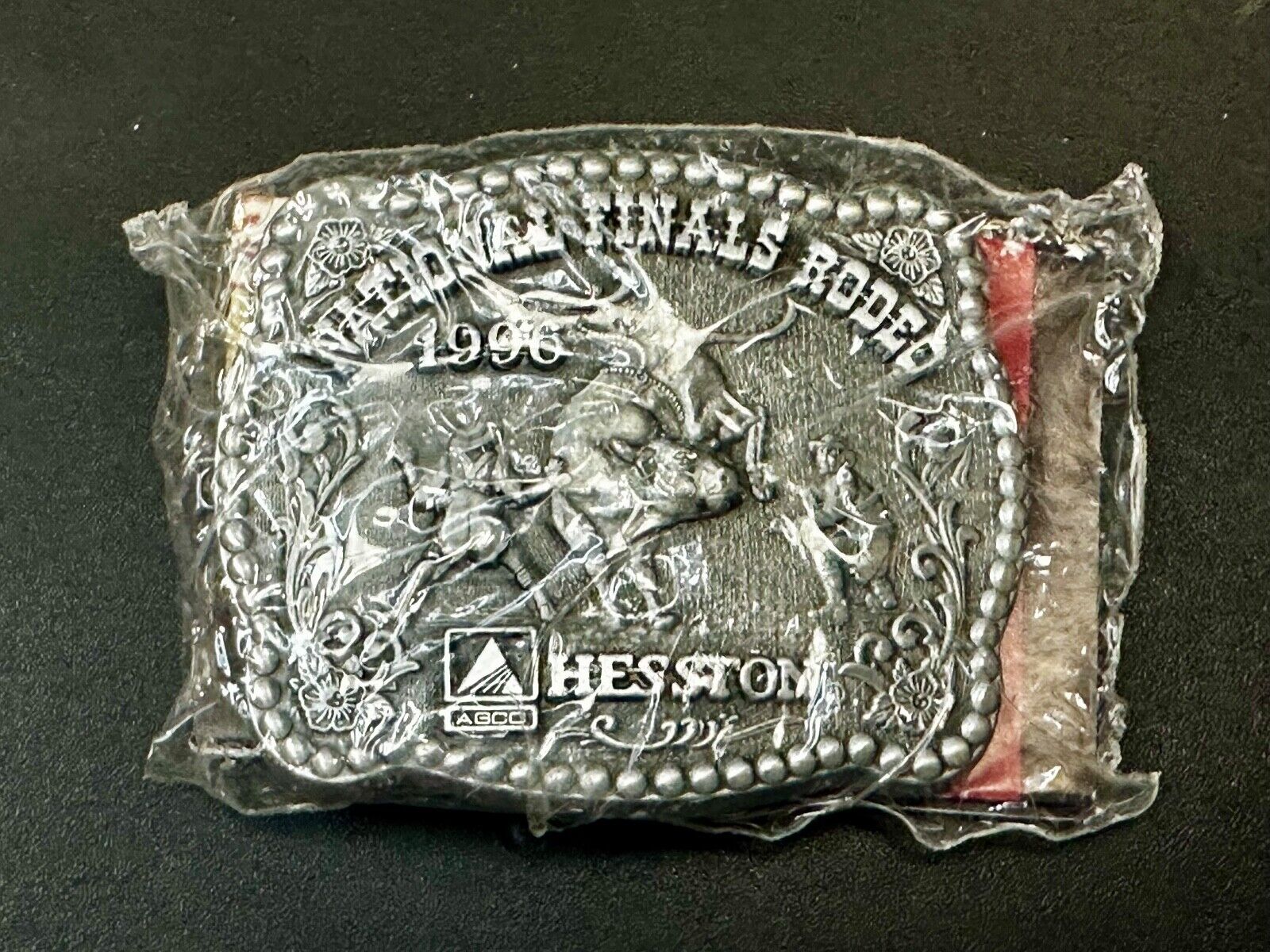 1996 NFR National Finals Rodeo NOS Youth Size Western Belt Buckle