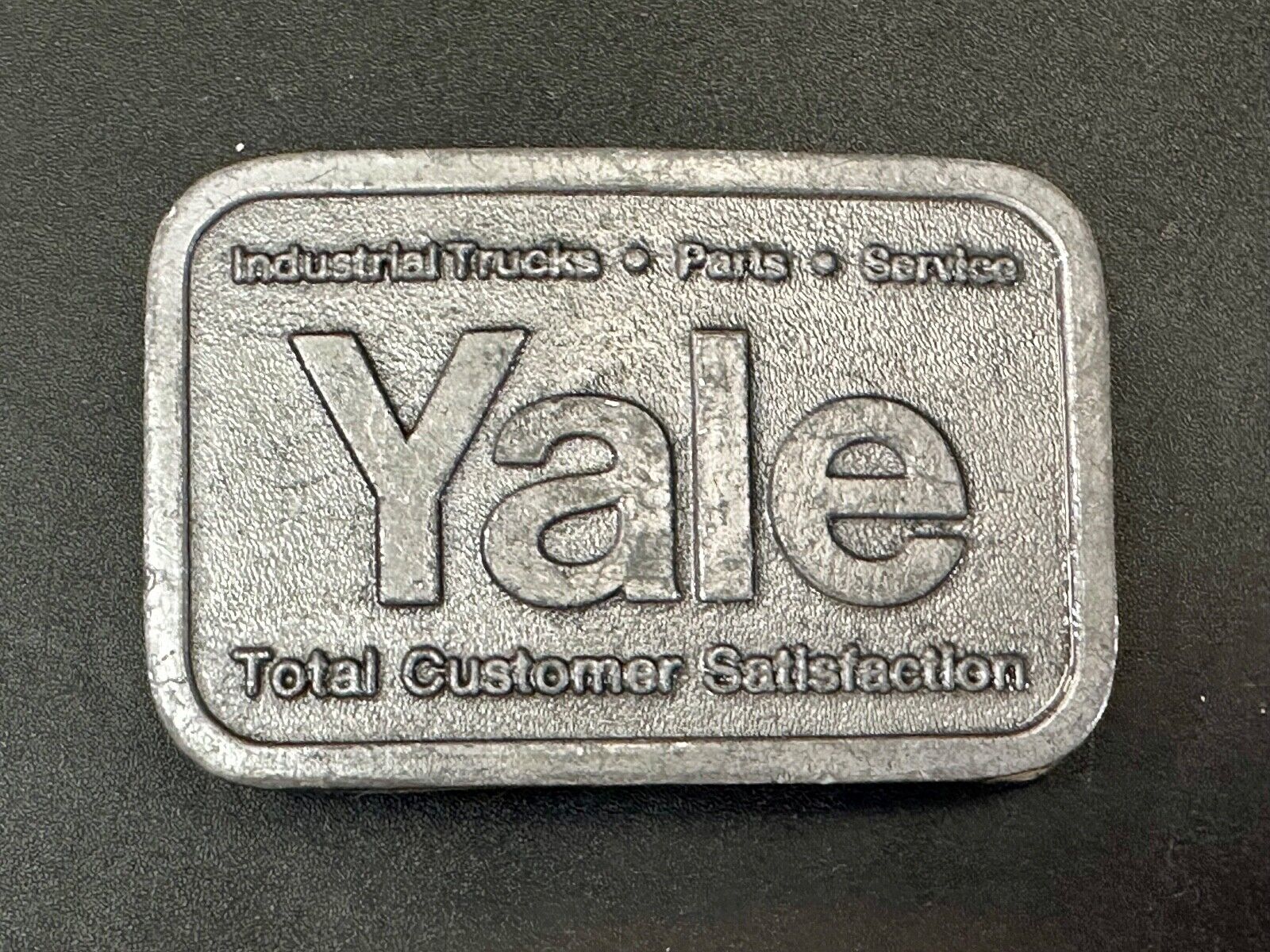YALE Trucking Industrial Parts Service Total Customer Satisfaction belt buckle