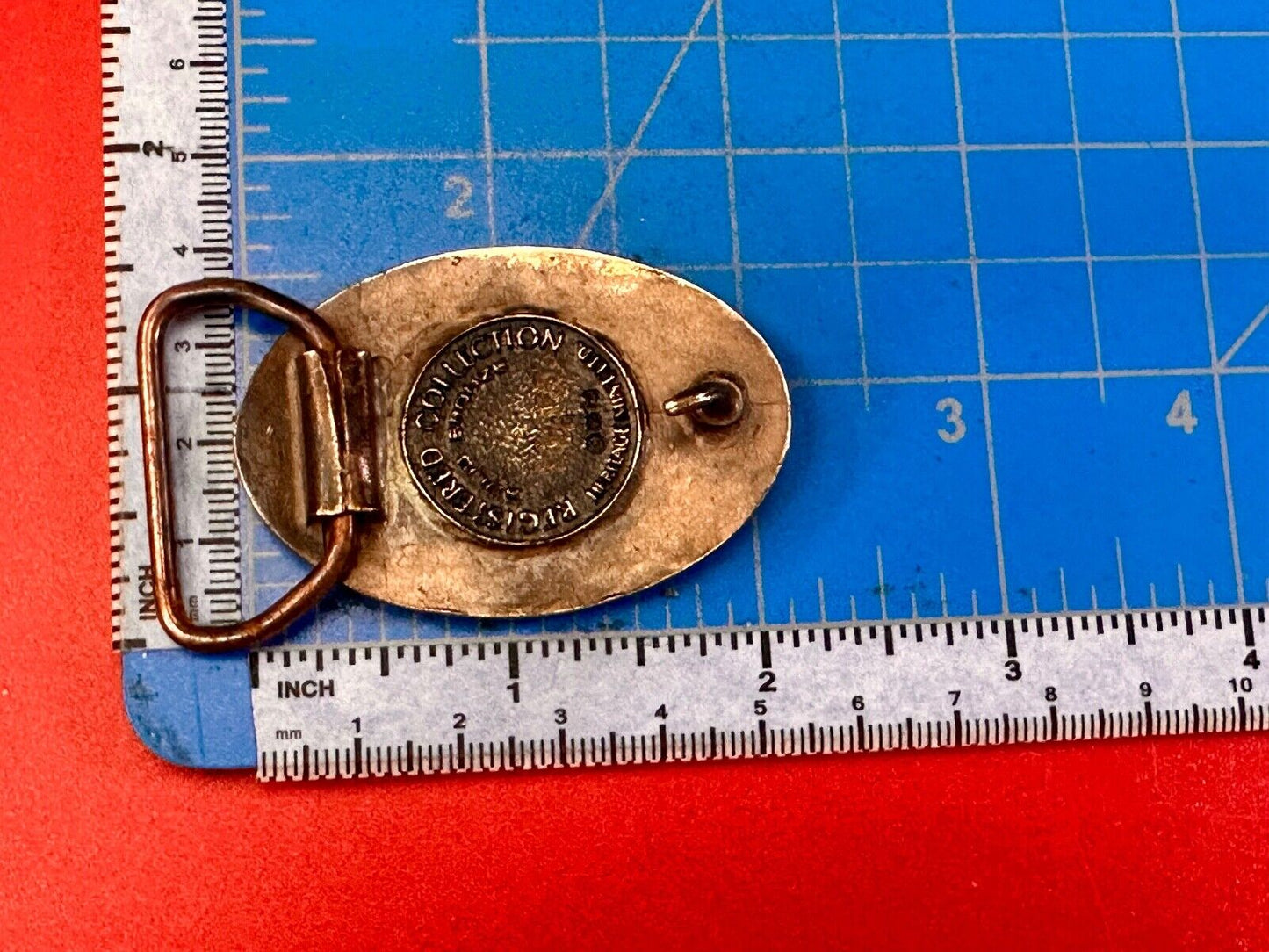 United States Of America USA Emblem, Seal Small Brass Heritage Mint Belt Buckle