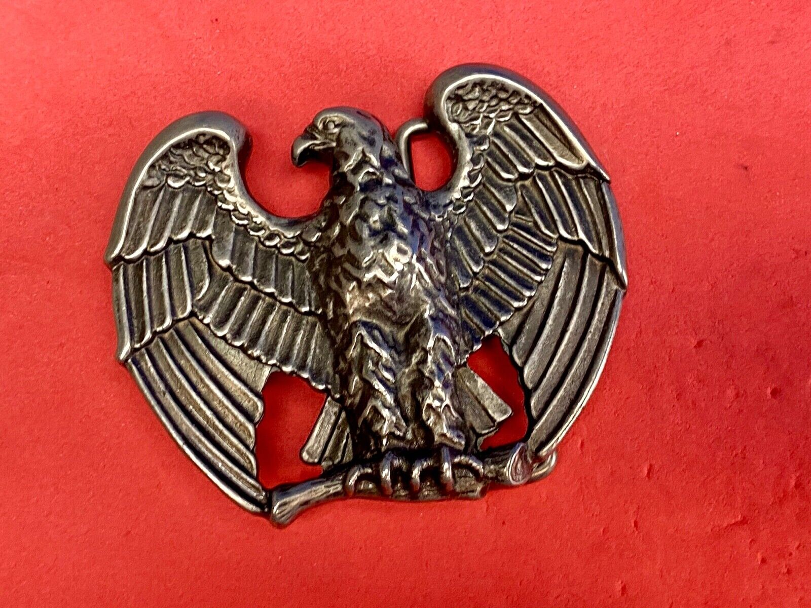 Avon signed vintage American Eagle women's  belt buckle 