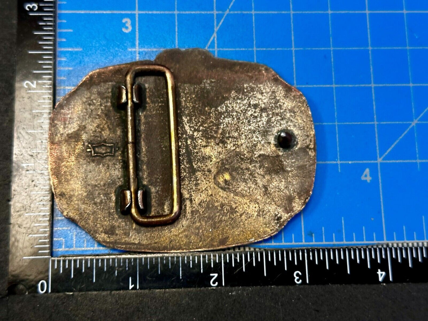 United States NAVY  Its An Adventure Rope Waves Anchor Belt Buckle - to paint