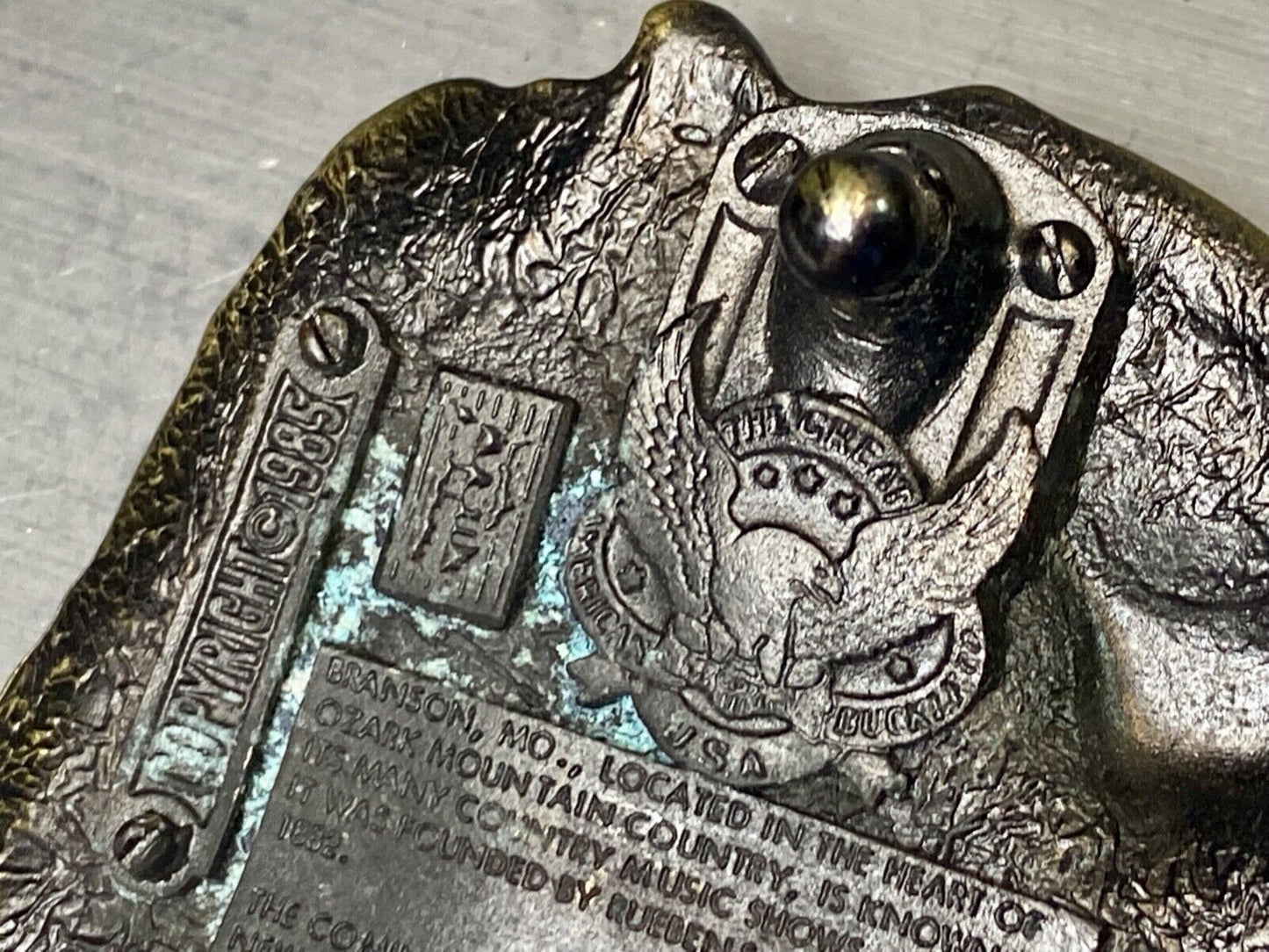 80's Branson Missouri music pickers MO -The Great American Belt Buckle Company