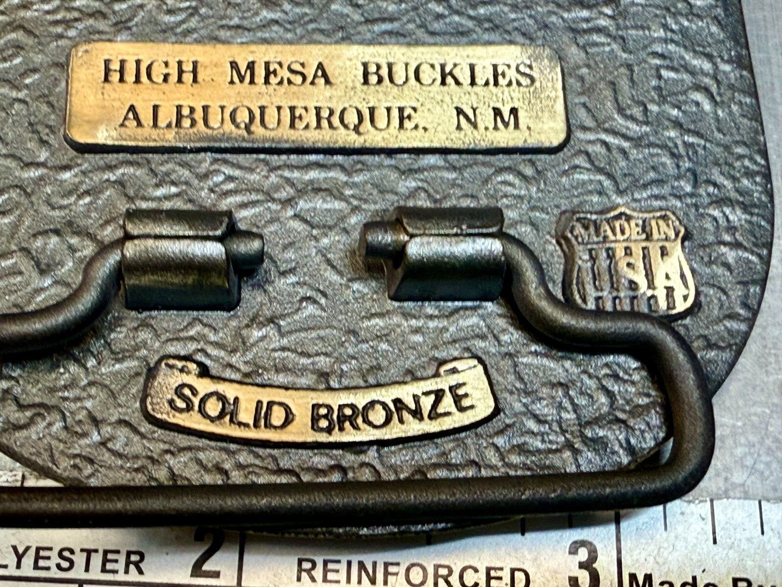 Bishop California Mule Days Memorial Day Weekend 1995 Commemorative Belt Buckle