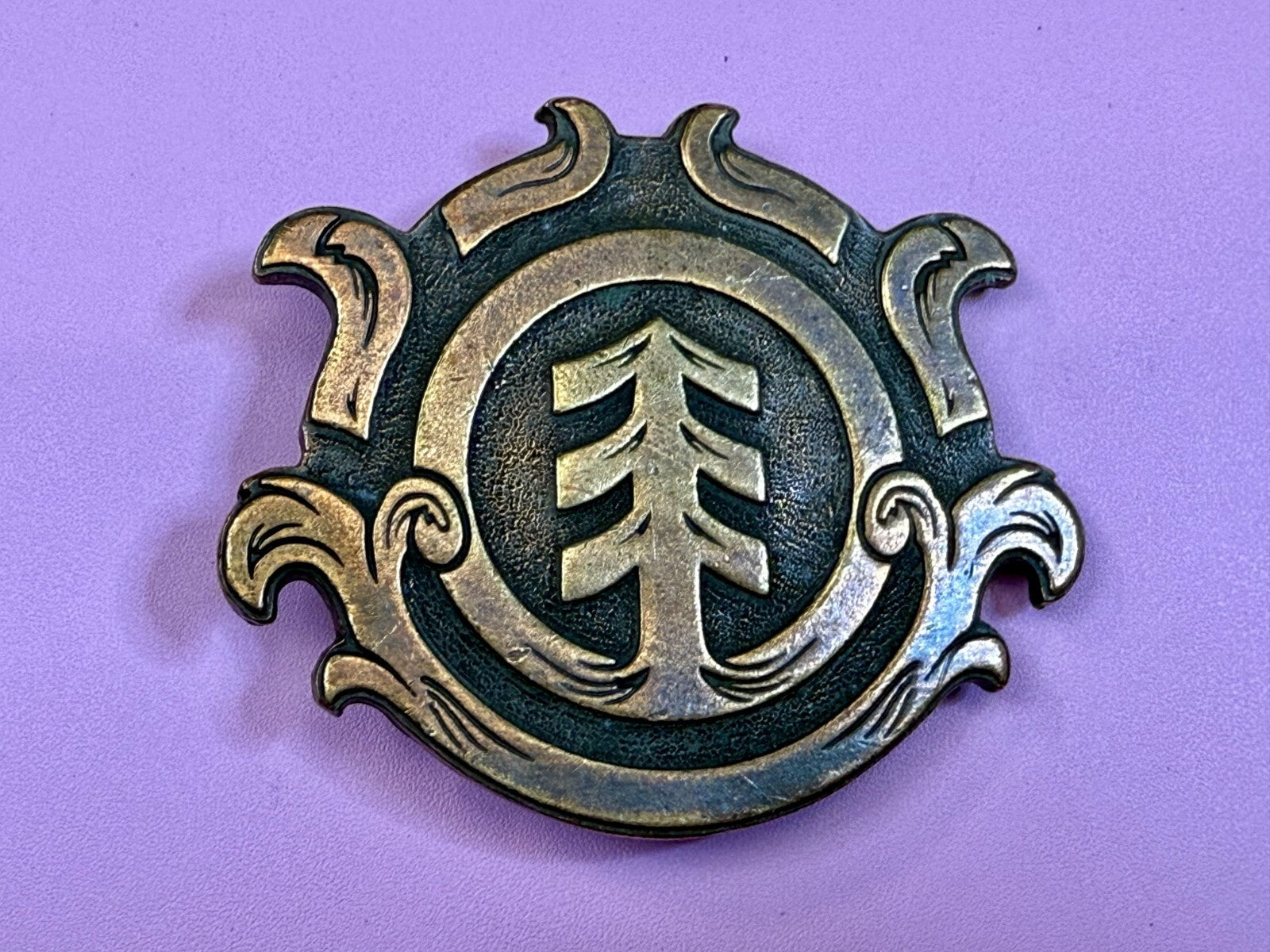Triple Arrow Emblem Clothing Company? Brass Tone Belt Buckle