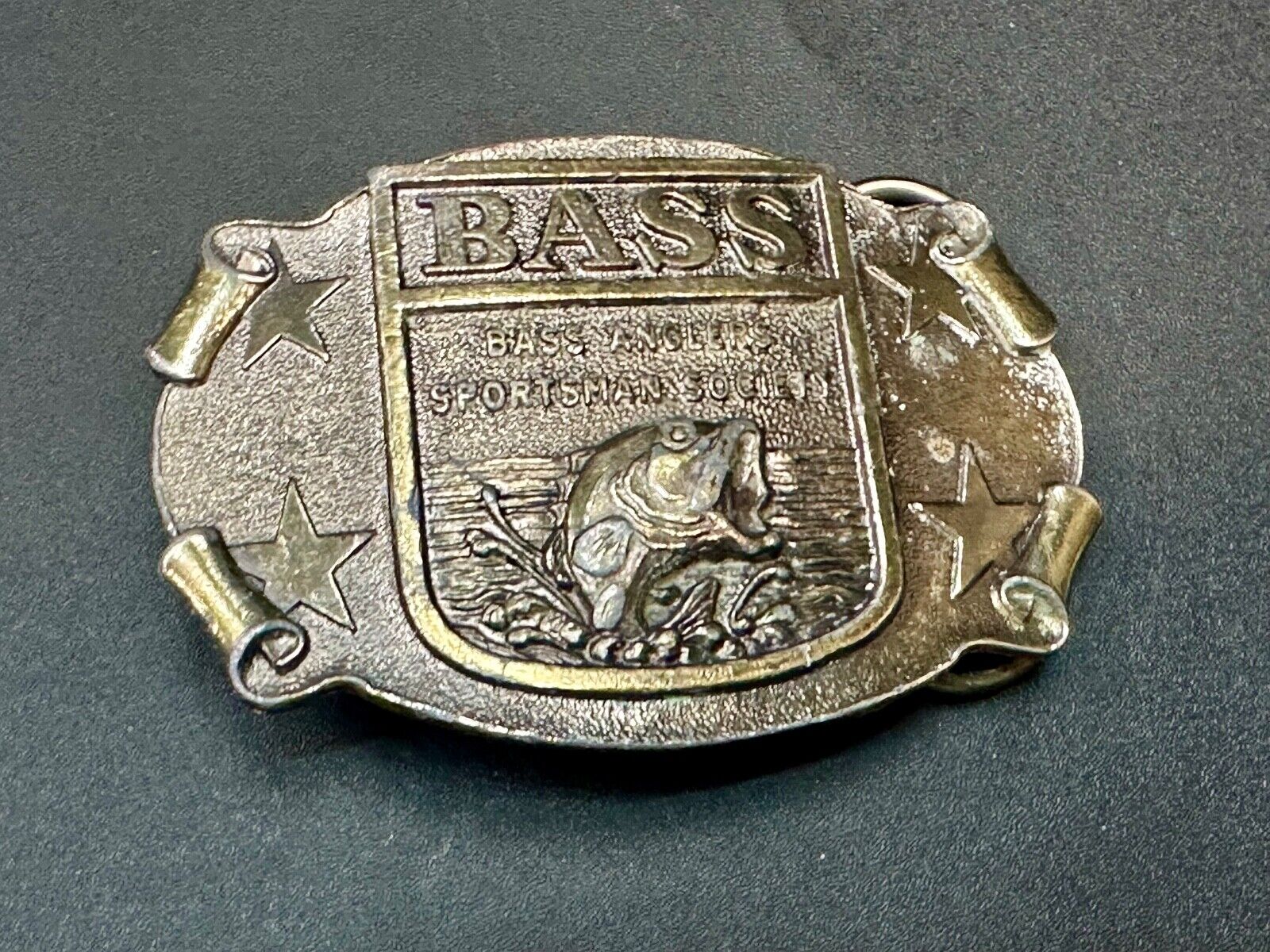 BASS Fishing Anglers Sportsman's Society Club 0 Great American Belt buckle Co