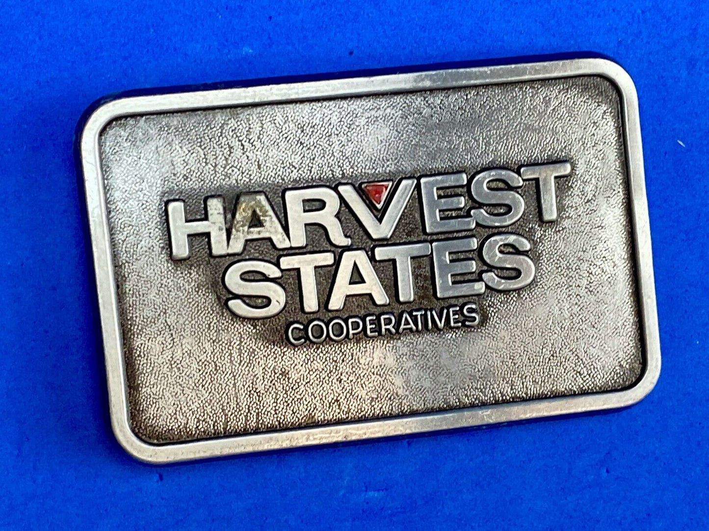Vintage Harvest States Cooperatives Farming Community belt buckle 