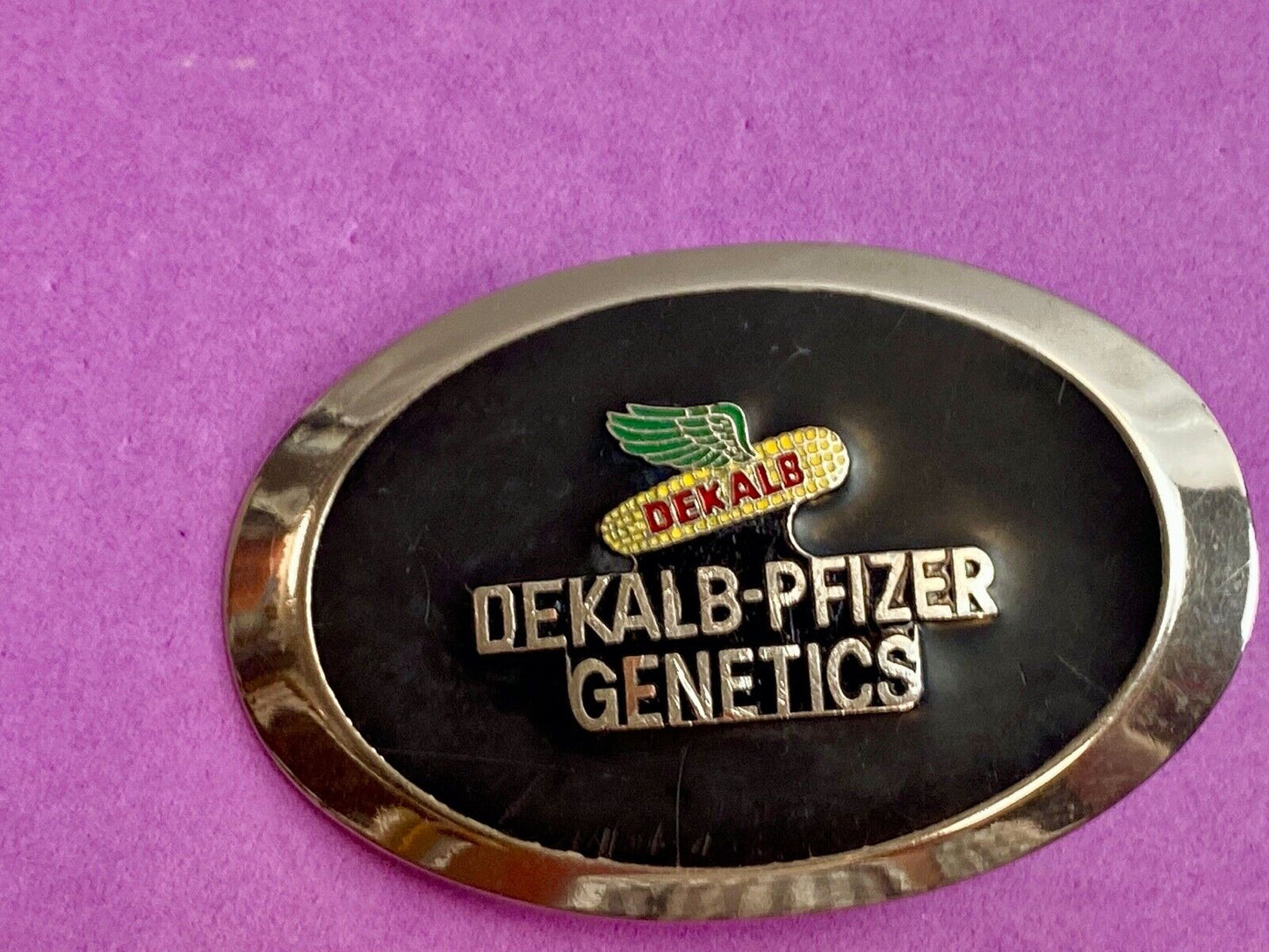 80's DeKalb Flying Corn Cob Pfizer Genetics Seed Hydrid Farm Ag Farming Farmer