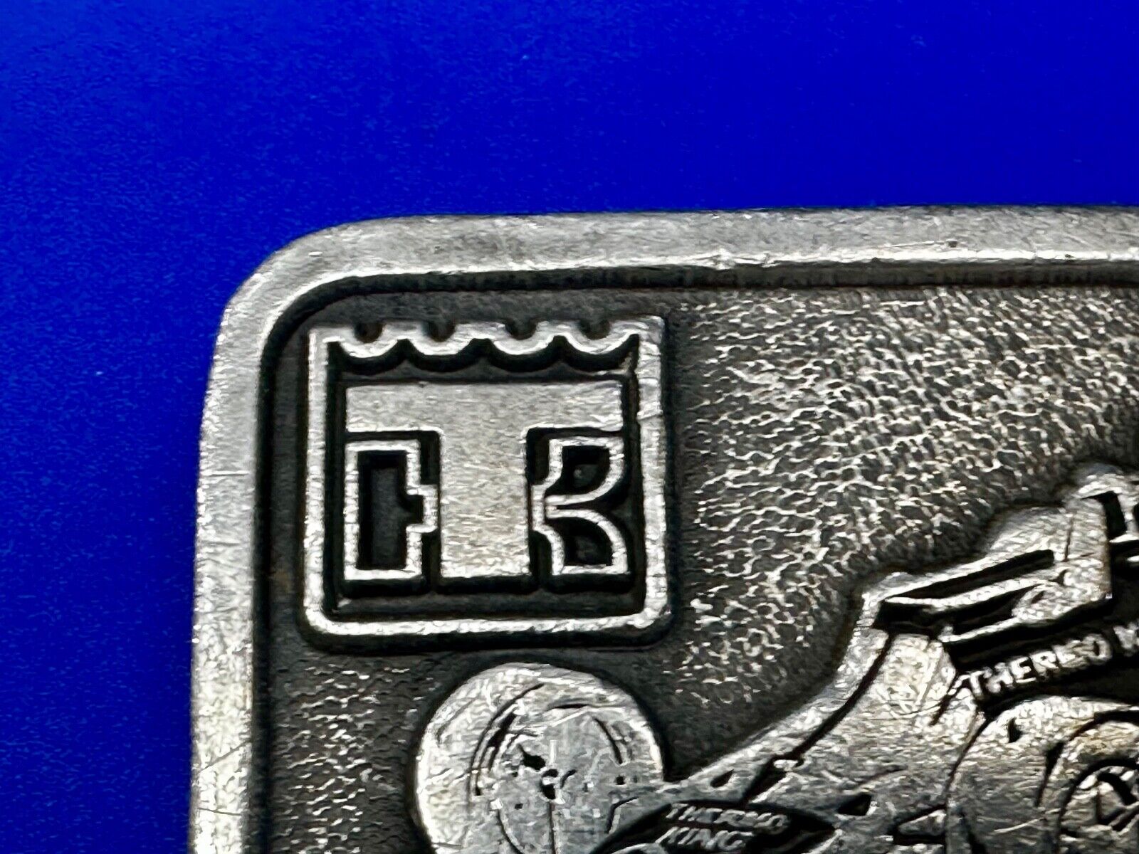 TK Thermo King - Indy Motor Speedway 24 hour pit stop Vintage Belt Buckle
