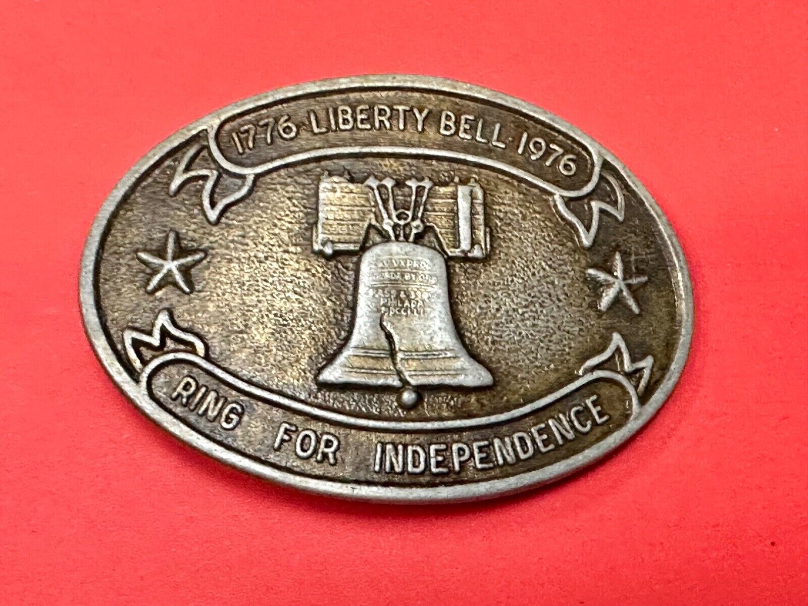 1976 Ring For Independence Bicentennial  LIBERTY BELL USA belt buckle